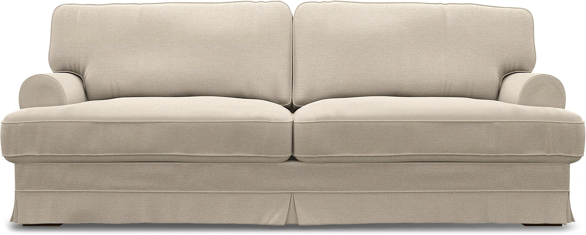 IKEA - Ekeskog 3 Seater Sofa Cover, Natural, Boucle & Texture - Bemz