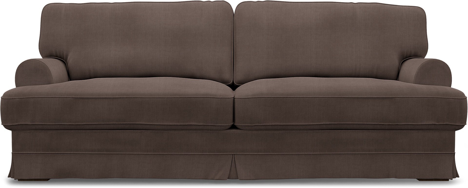 IKEA - Ekeskog 3 Seater Sofa Cover, Cocoa, Linen - Bemz