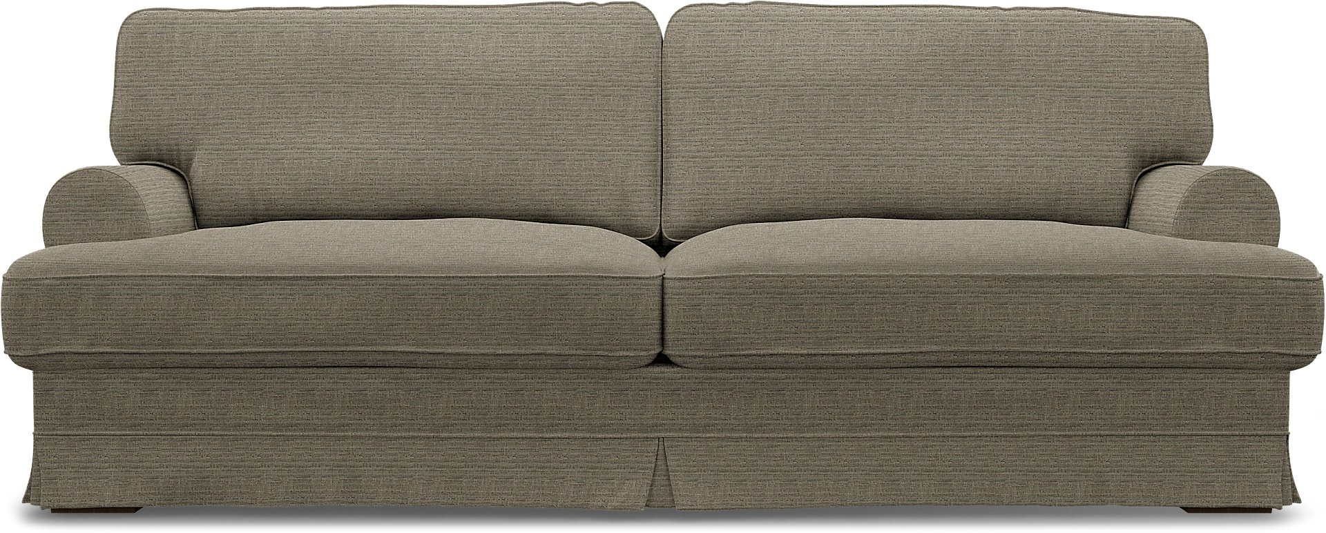 IKEA - Ekeskog 3 Seater Sofa Cover, Mole Brown, Boucle & Texture - Bemz