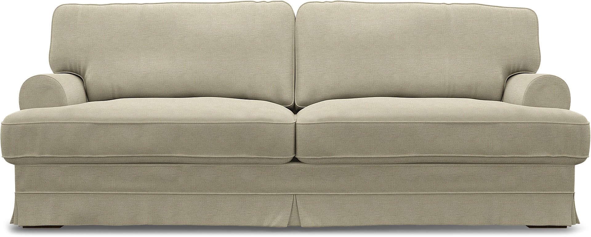 IKEA - Ekeskog 3 Seater Sofa Cover, Soft White, Boucle & Texture - Bemz