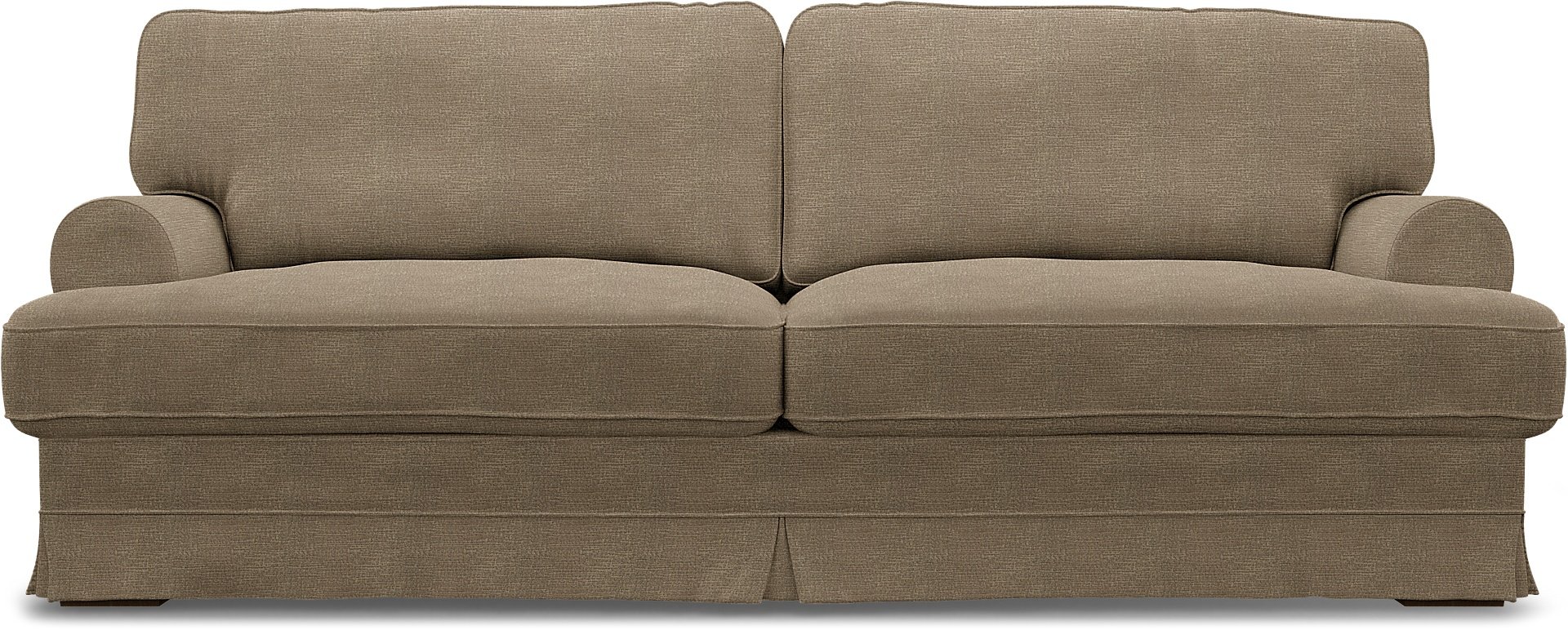 IKEA - Ekeskog 3 Seater Sofa Cover, Camel, Boucle & Texture - Bemz