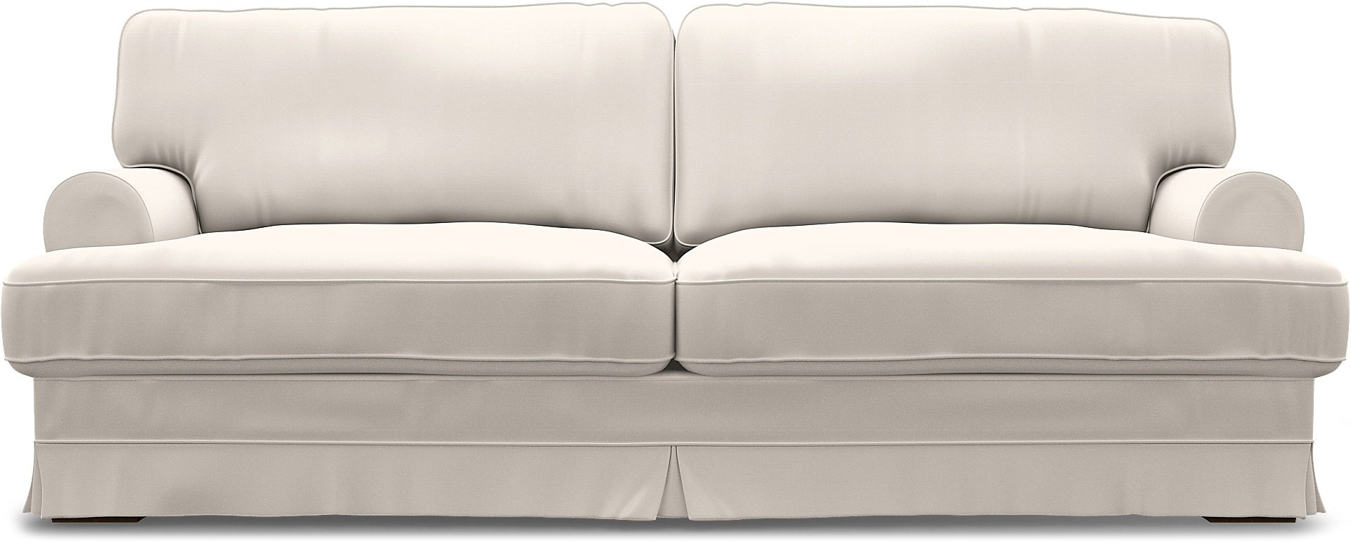 IKEA - Ekeskog 3 Seater Sofa Cover, Soft White, Cotton - Bemz