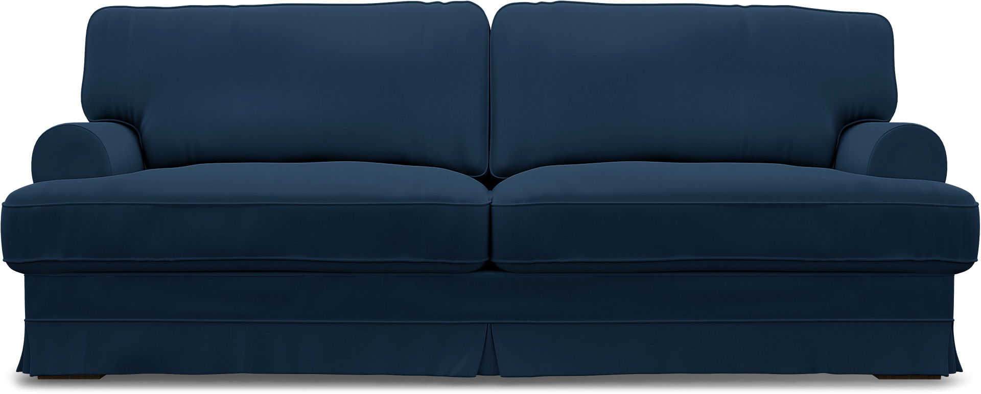 IKEA - Ekeskog 3 Seater Sofa Cover, Deep Navy Blue, Cotton - Bemz