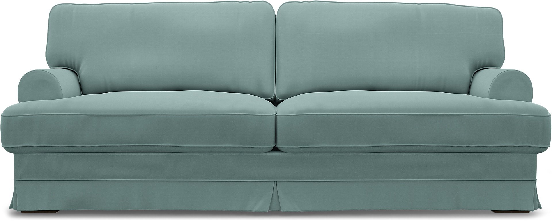 IKEA - Ekeskog 3 Seater Sofa Cover, Mineral Blue, Cotton - Bemz