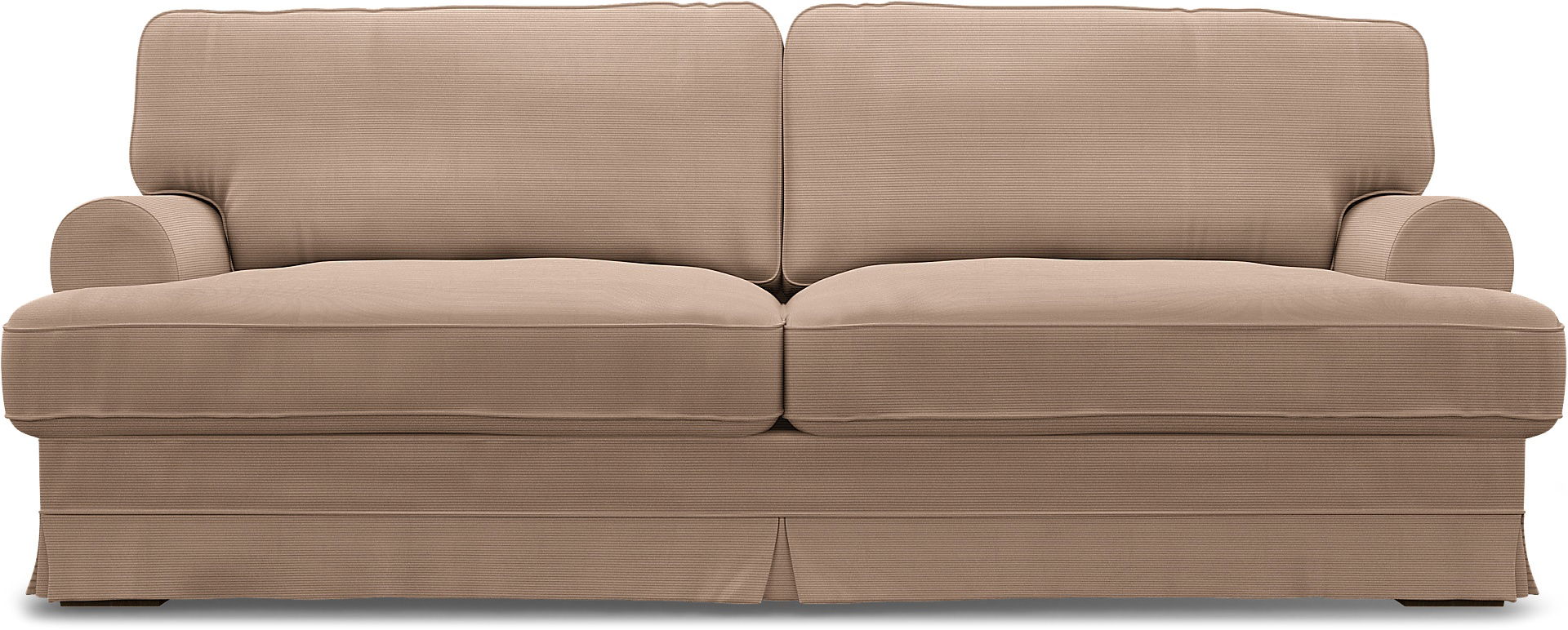 IKEA - Ekeskog 3 Seater Sofa Cover, Dusty Rose, Corduroy - Bemz