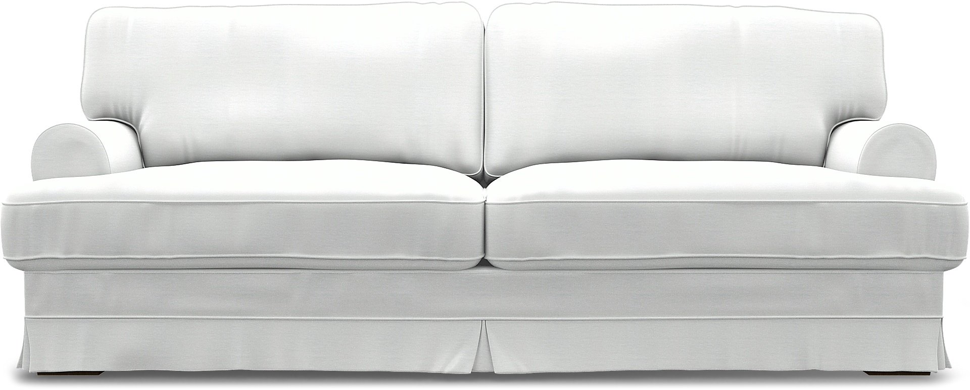 IKEA - Ekeskog 3 Seater Sofa Cover, White, Linen - Bemz