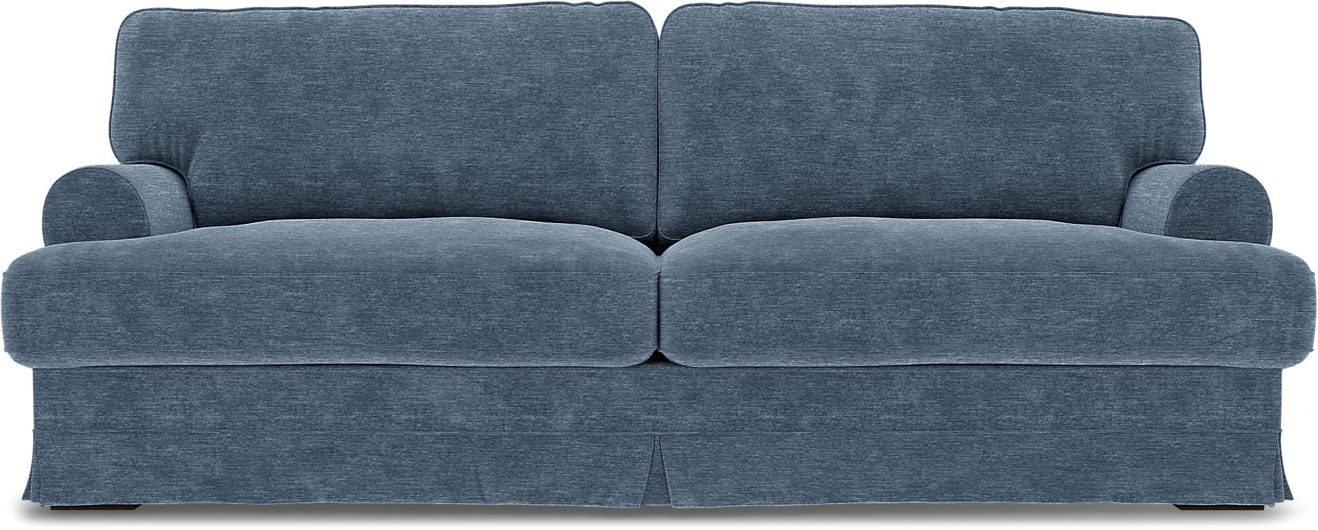 IKEA - Ekeskog 3 Seater Sofa Cover, Mineral Blue, Velvet - Bemz