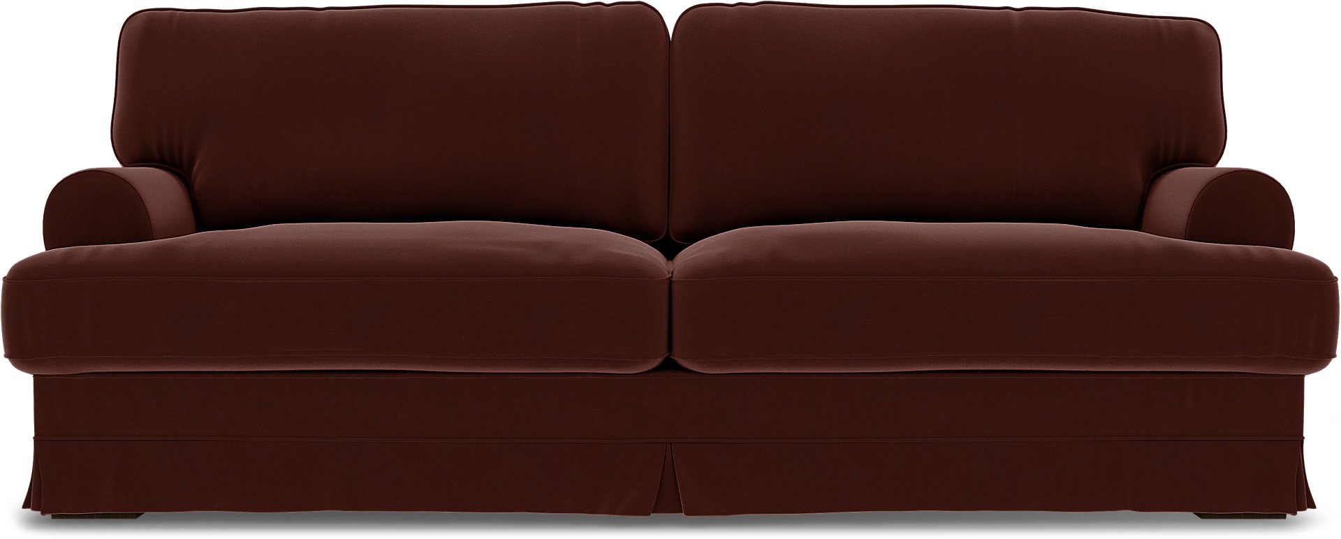 IKEA - Ekeskog 3 Seater Sofa Cover, Ground Coffee, Velvet - Bemz
