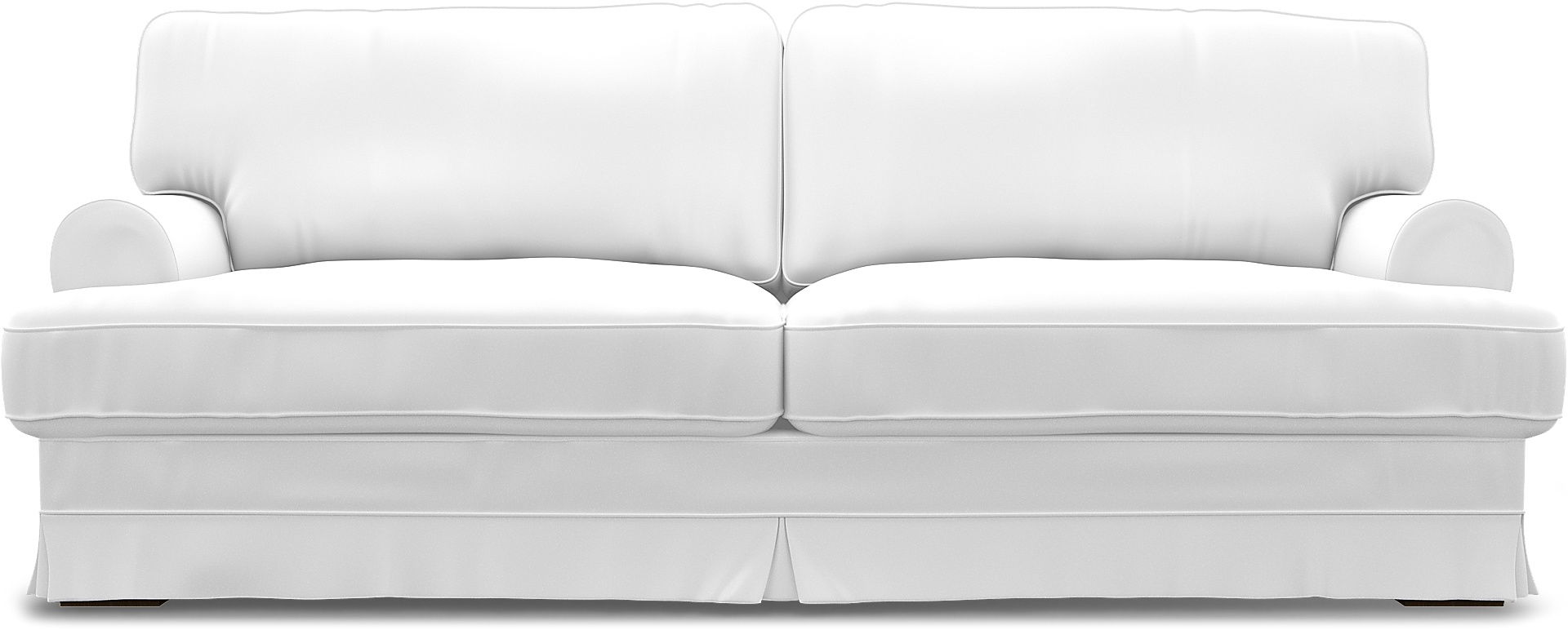 IKEA - Ekeskog 3 Seater Sofa Cover, Absolute White, Linen - Bemz