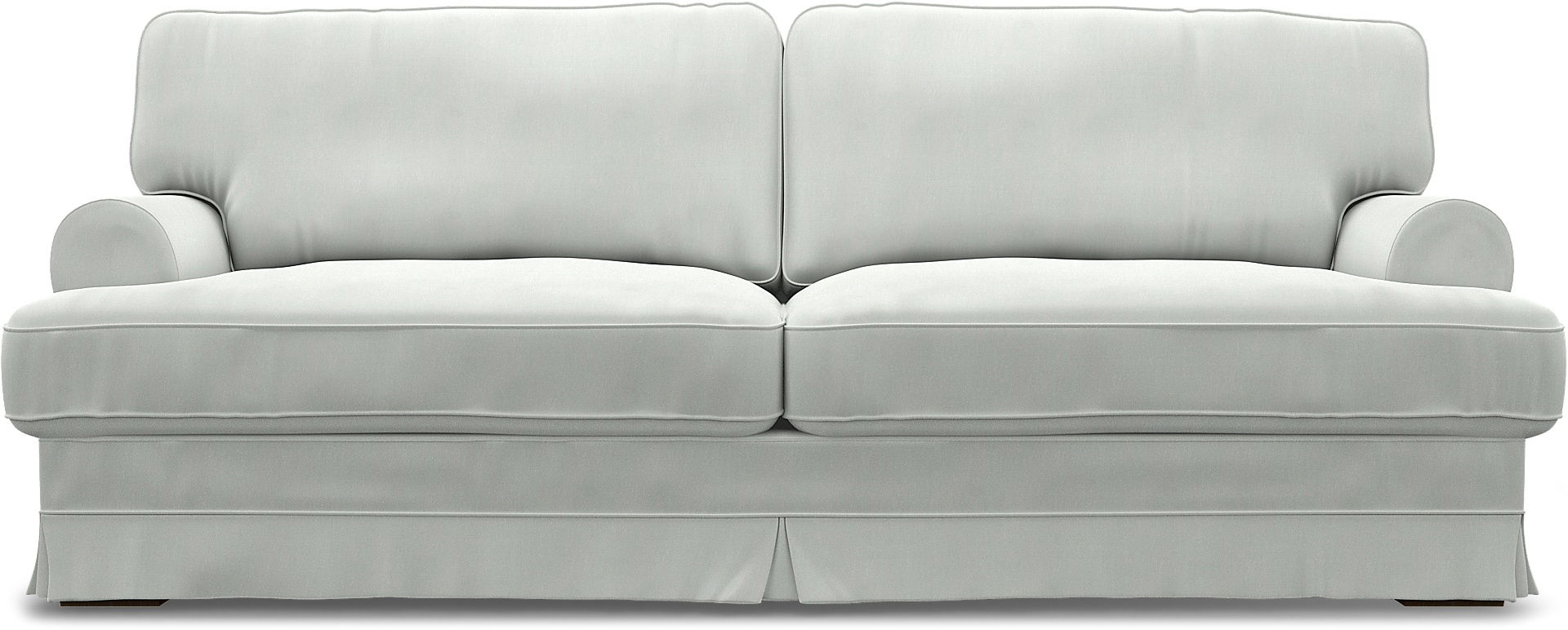 IKEA - Ekeskog 3 Seater Sofa Cover, Silver Grey, Linen - Bemz