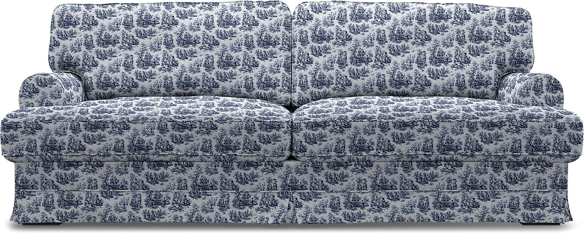IKEA - Ekeskog 3 Seater Sofa Cover, Dark Blue, Bouclé & Texture - Bemz