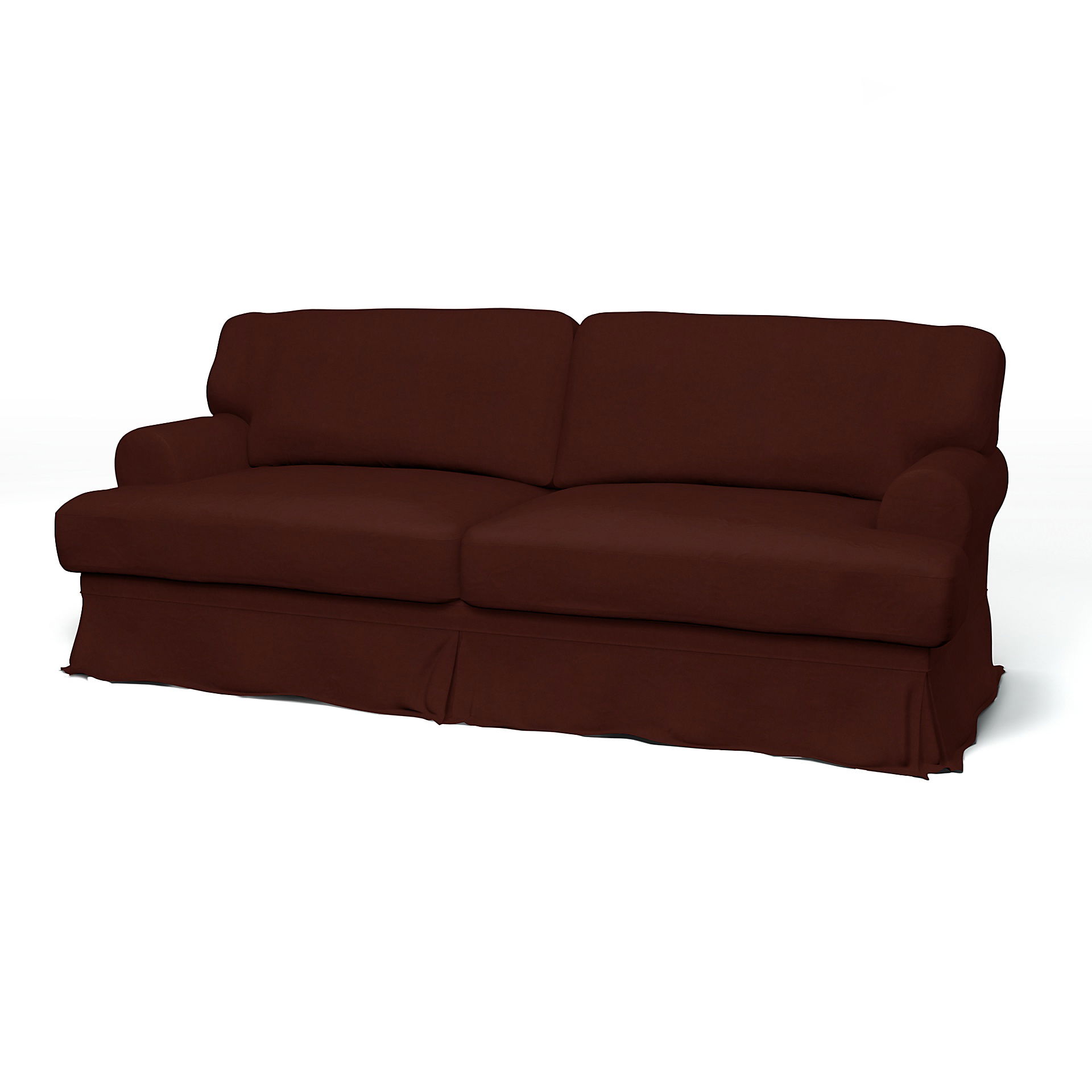 IKEA - Ekeskog Sofa Bed Cover, Ground Coffee, Velvet - Bemz