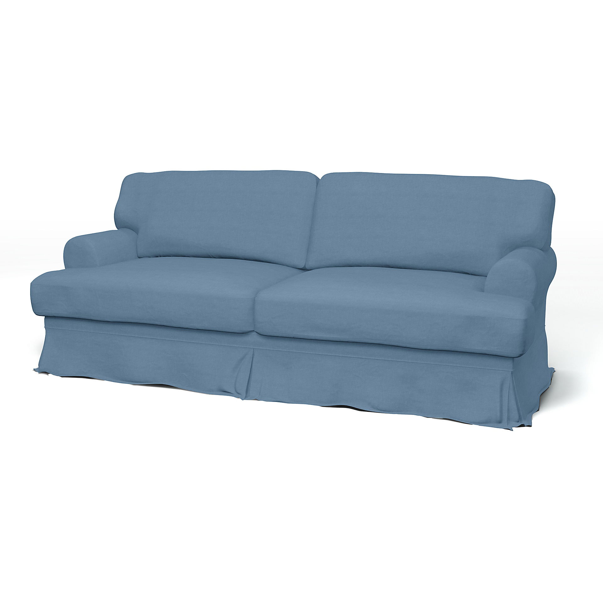 IKEA - Ekeskog Sofa Bed Cover, Vintage Blue, Linen - Bemz