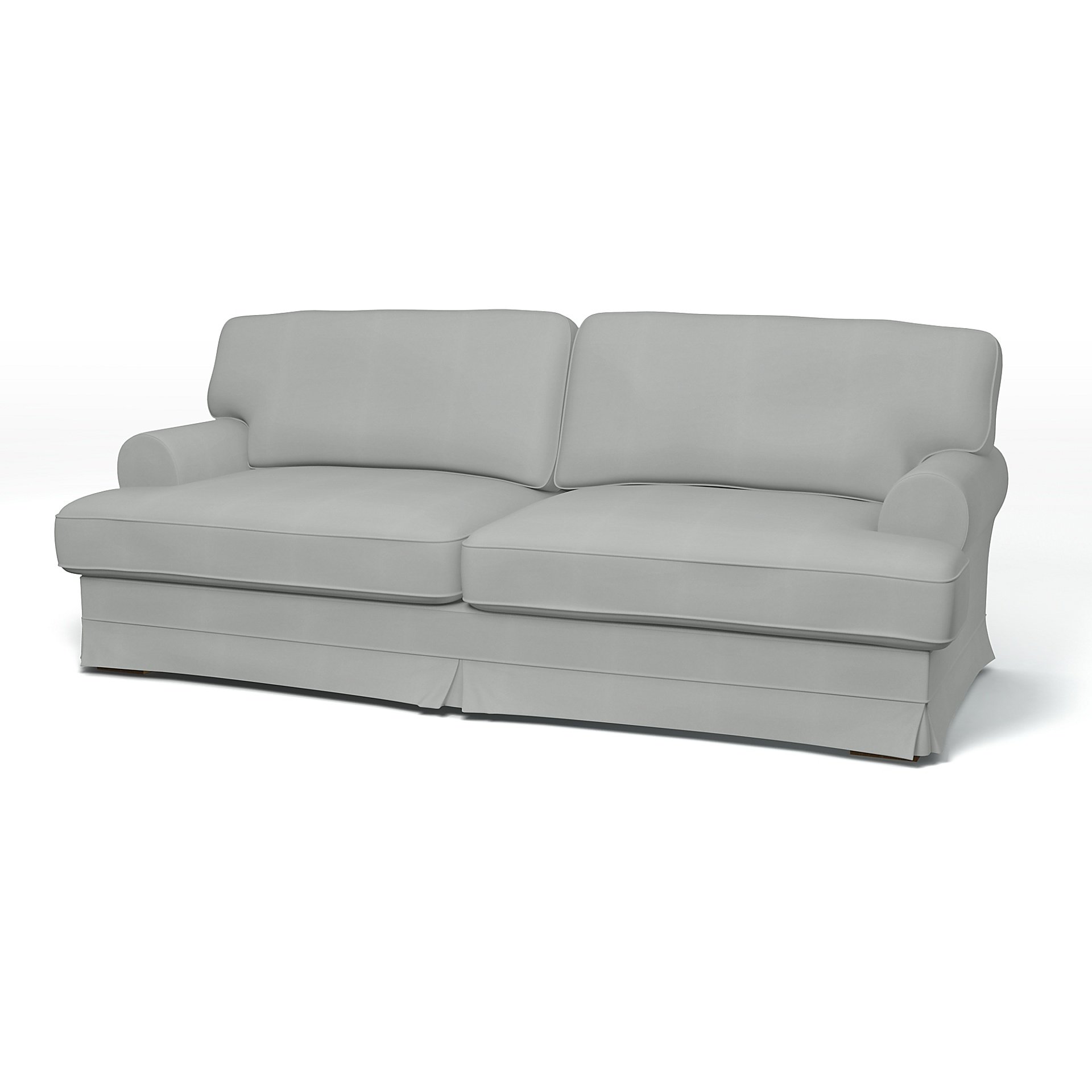 IKEA - Ekeskog Sofa Bed Cover, Silver Grey, Cotton - Bemz