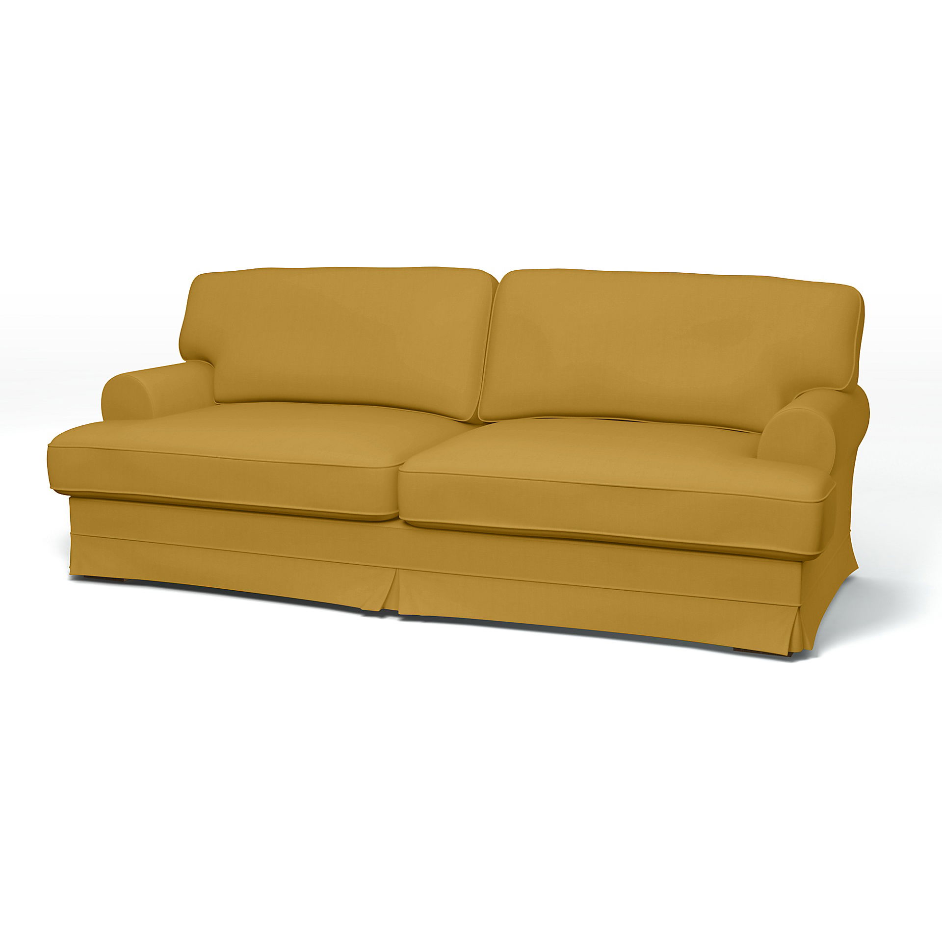 IKEA - Ekeskog Sofa Bed Cover, Honey Mustard, Cotton - Bemz
