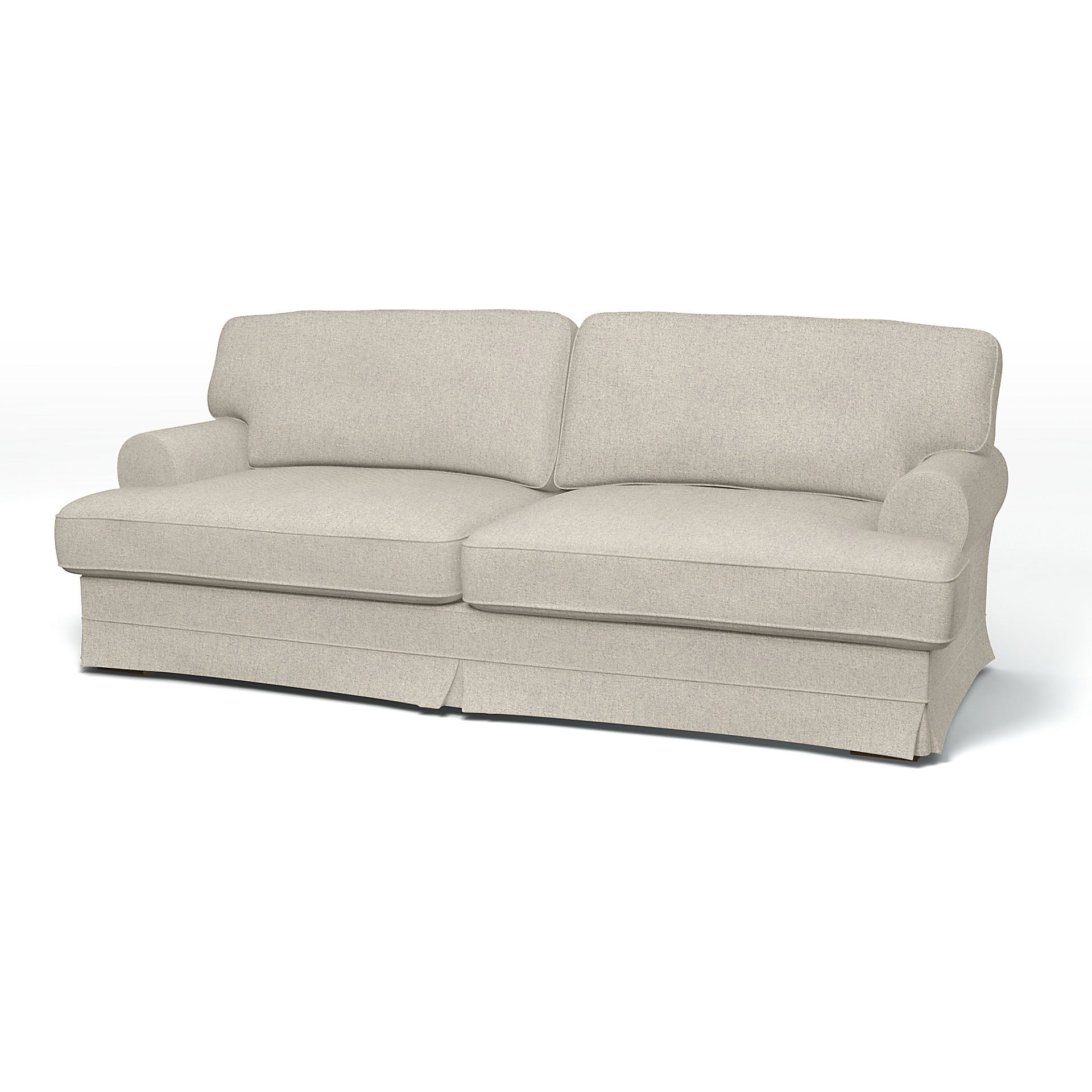 IKEA - Ekeskog Sofa Bed Cover, Silver Grey, Cotton - Bemz