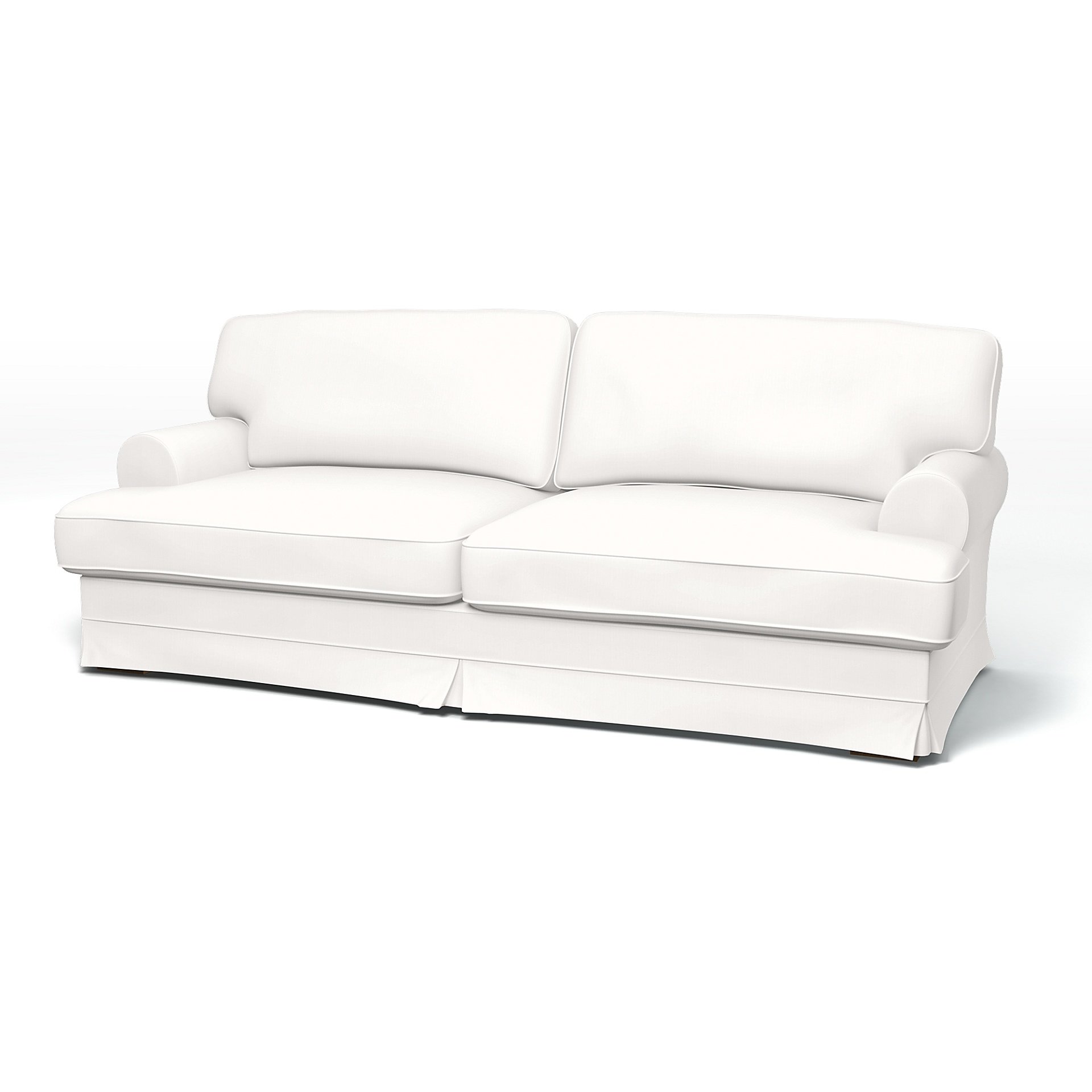 IKEA - Ekeskog Sofa Bed Cover, Soft White, Linen - Bemz