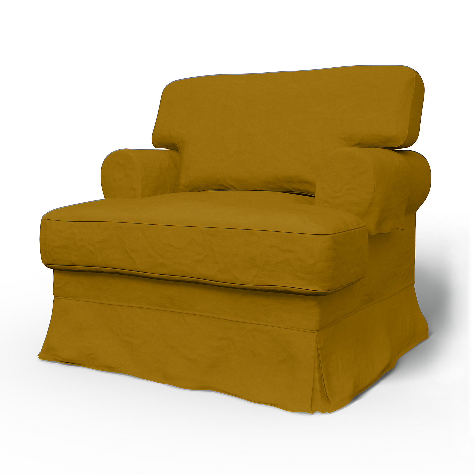 IKEA - Ekeskog Armchair Cover, Dijon, Velvet - Bemz