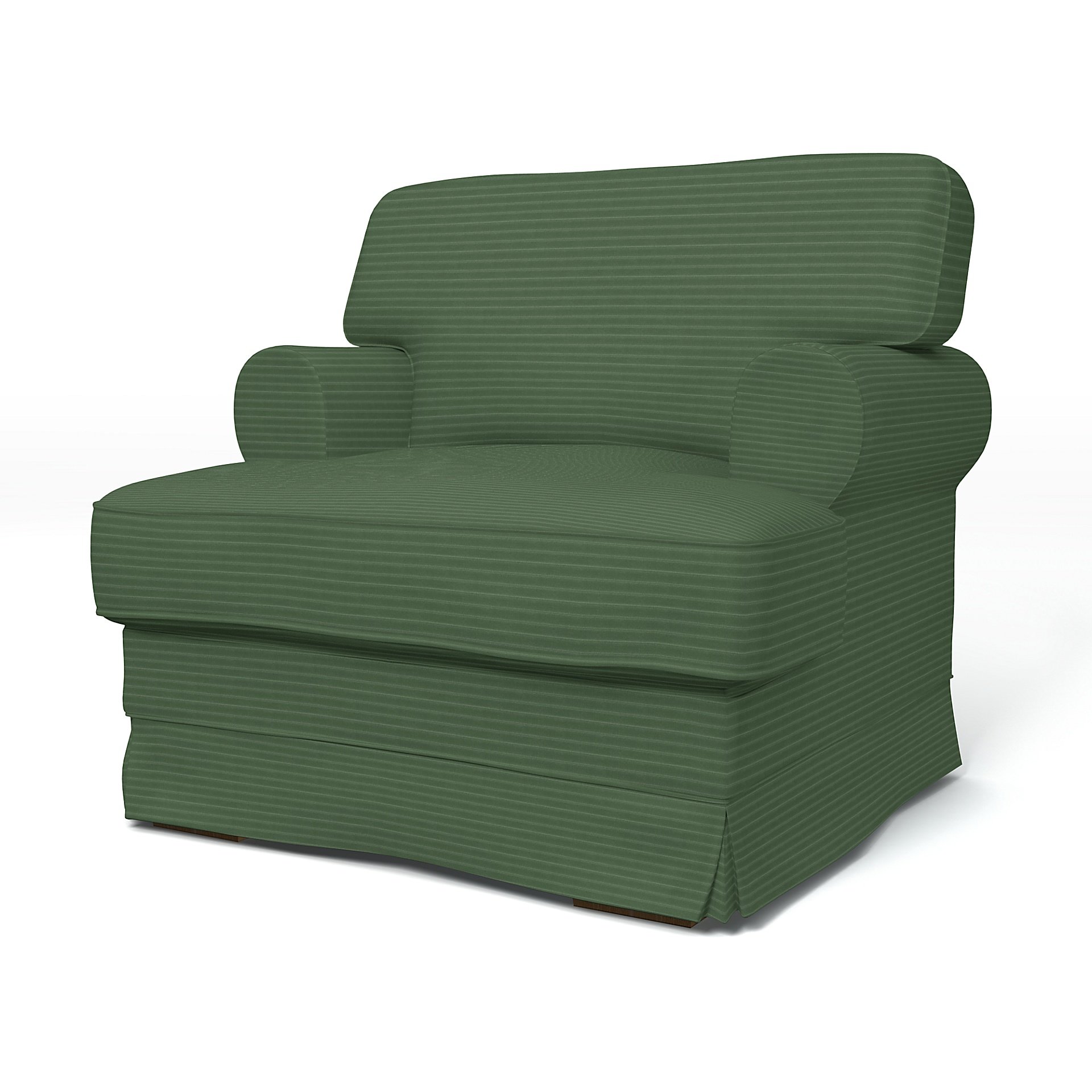 IKEA - Ekeskog Armchair Cover, Palm Green, Corduroy - Bemz