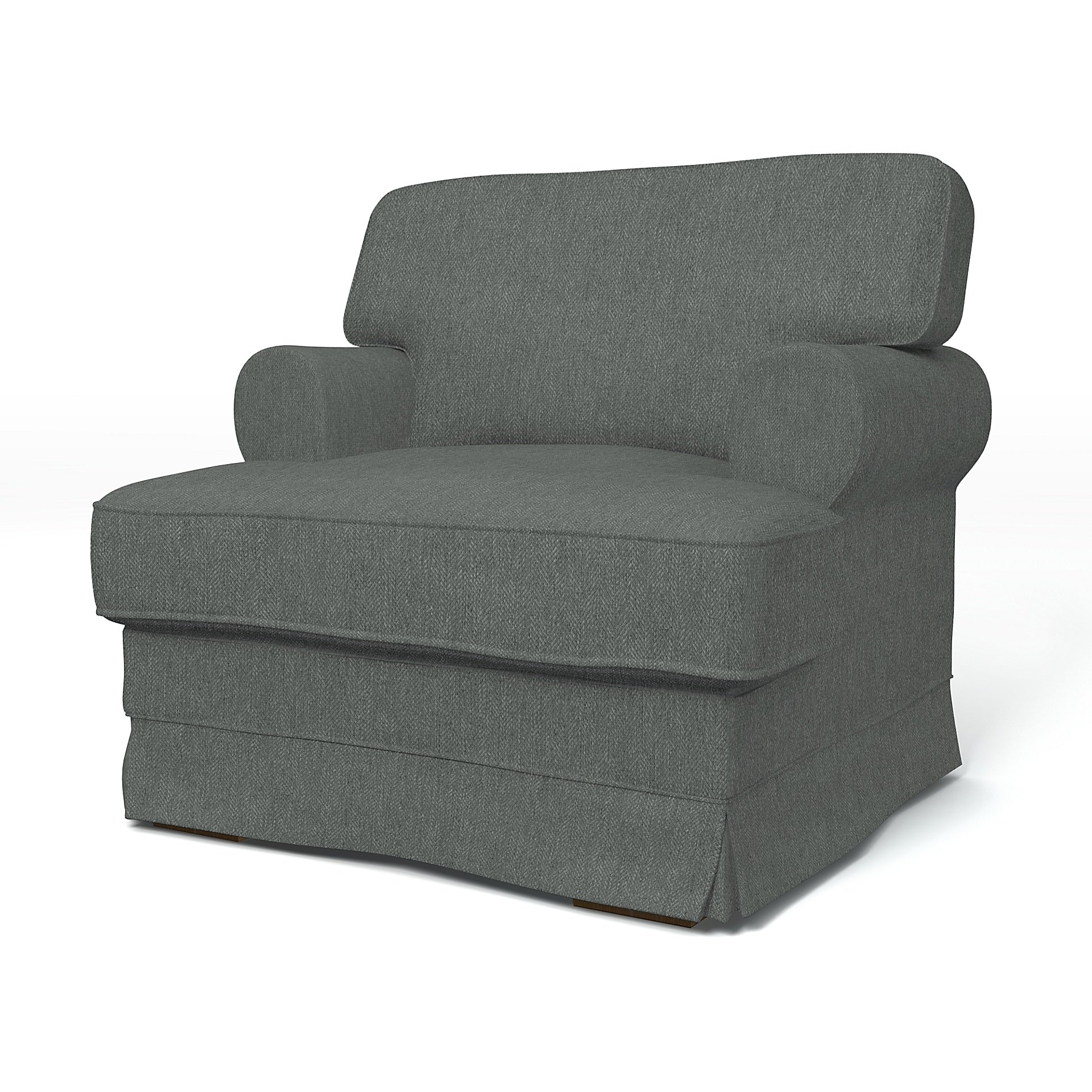 IKEA - Ekeskog Armchair Cover, Laurel, Boucle & Texture - Bemz