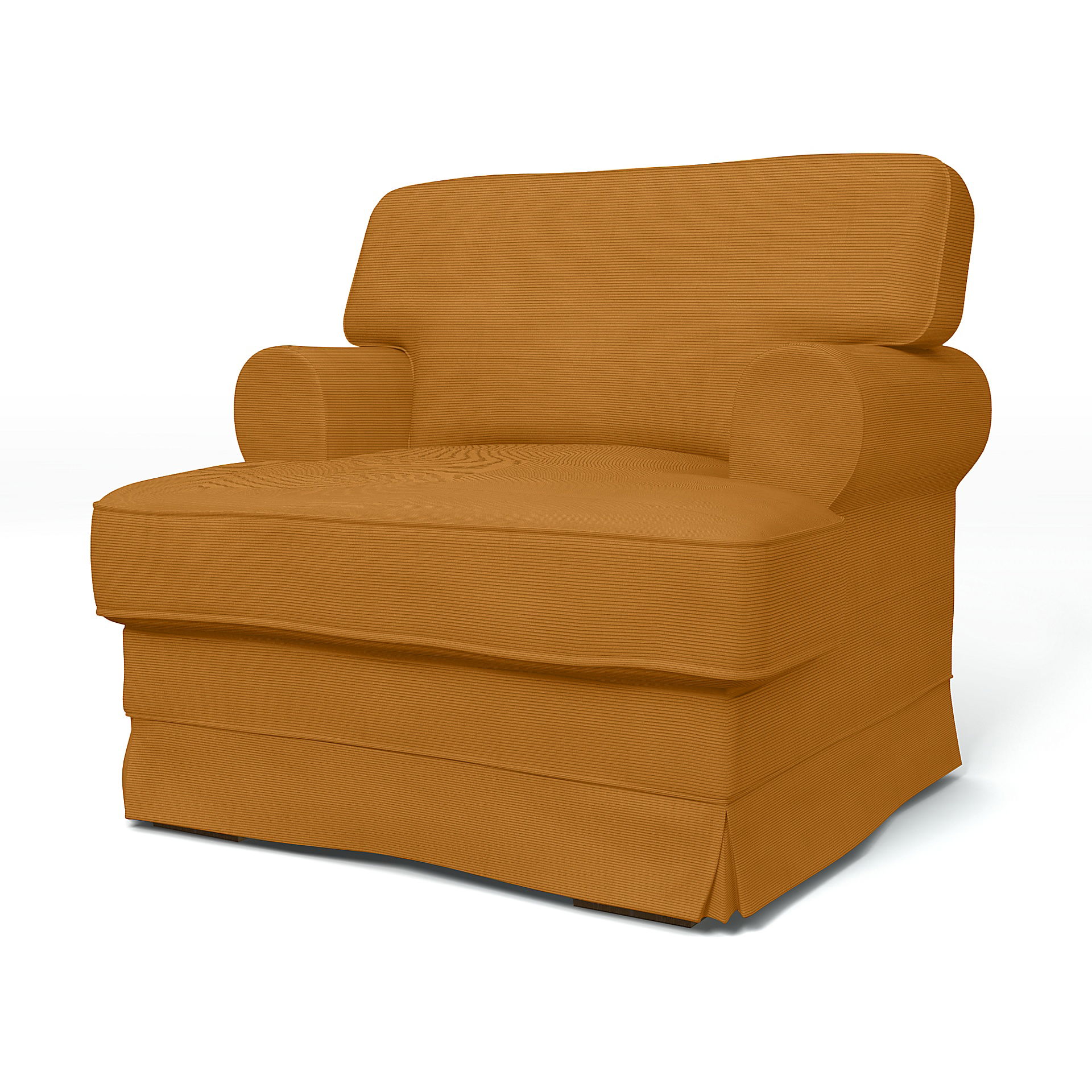 IKEA - Ekeskog Armchair Cover, Saffron, Corduroy - Bemz