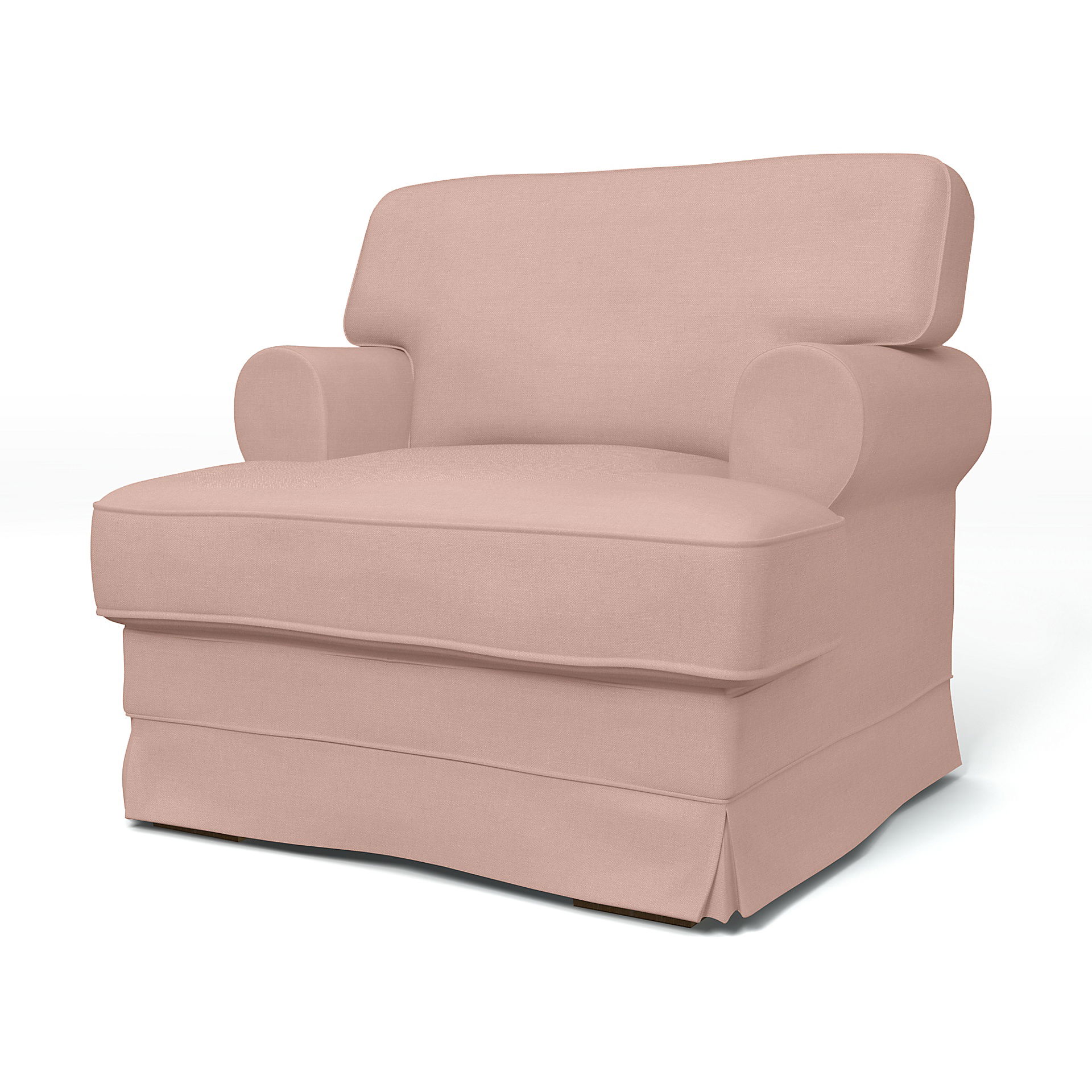 IKEA - Ekeskog Armchair Cover, Blush, Linen - Bemz