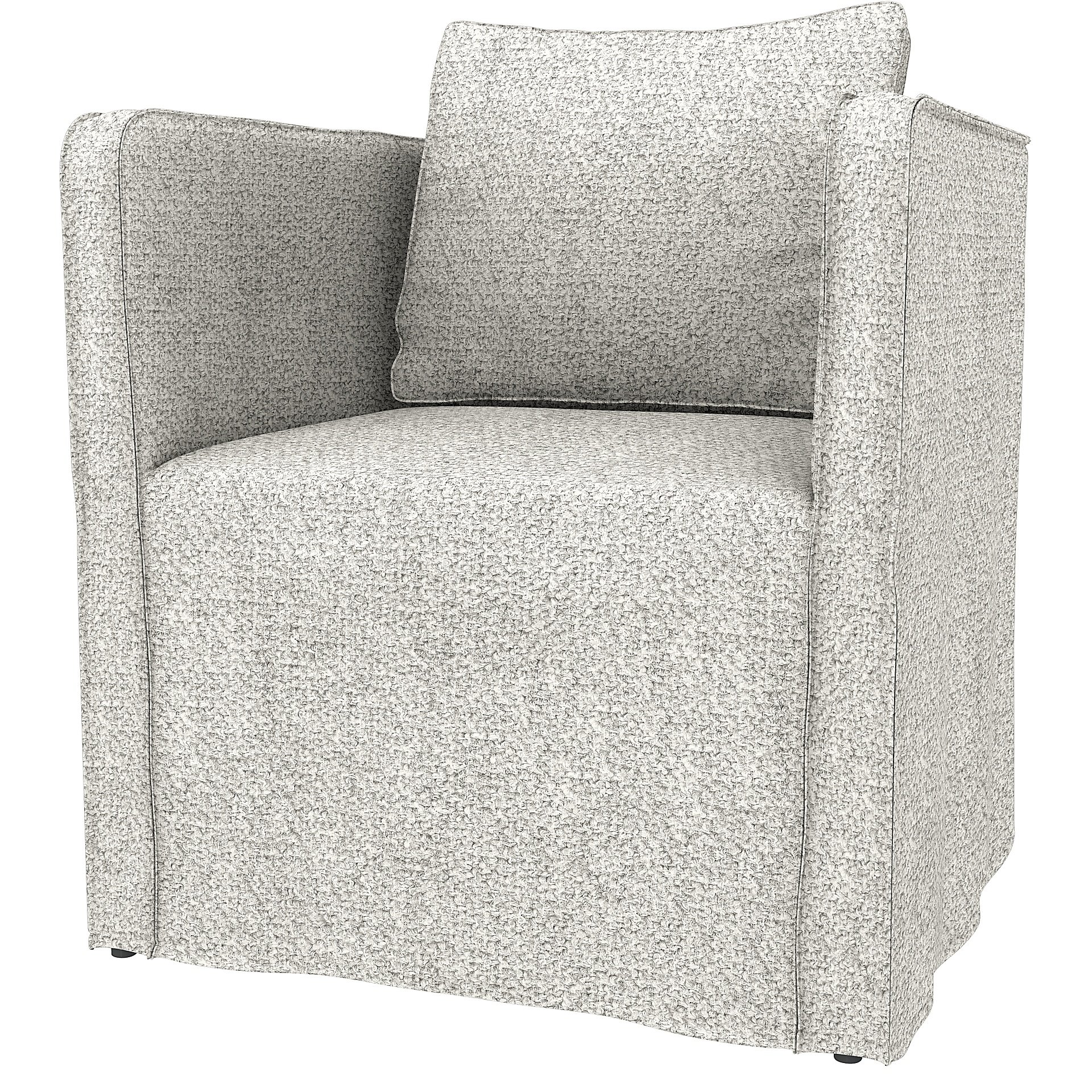 IKEA - Ekero armchair cover, Driftwood, Boucle & Texture - Bemz