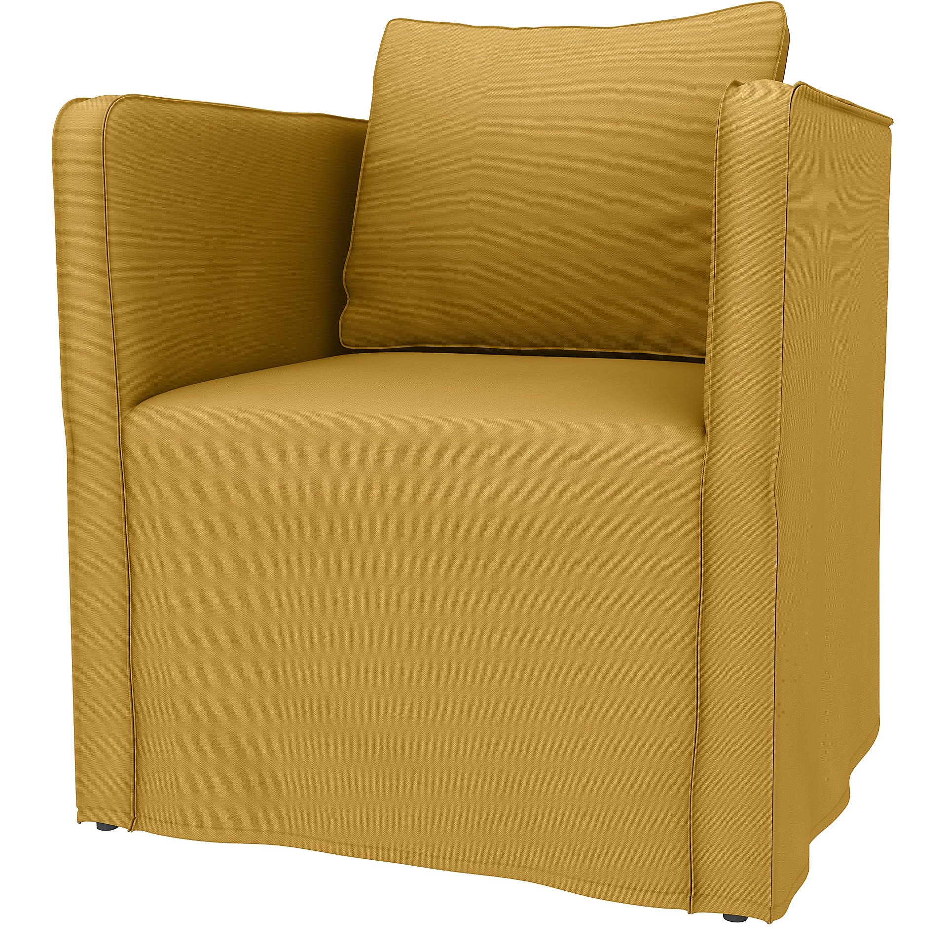 IKEA - Ekero armchair cover, Honey Mustard, Cotton - Bemz