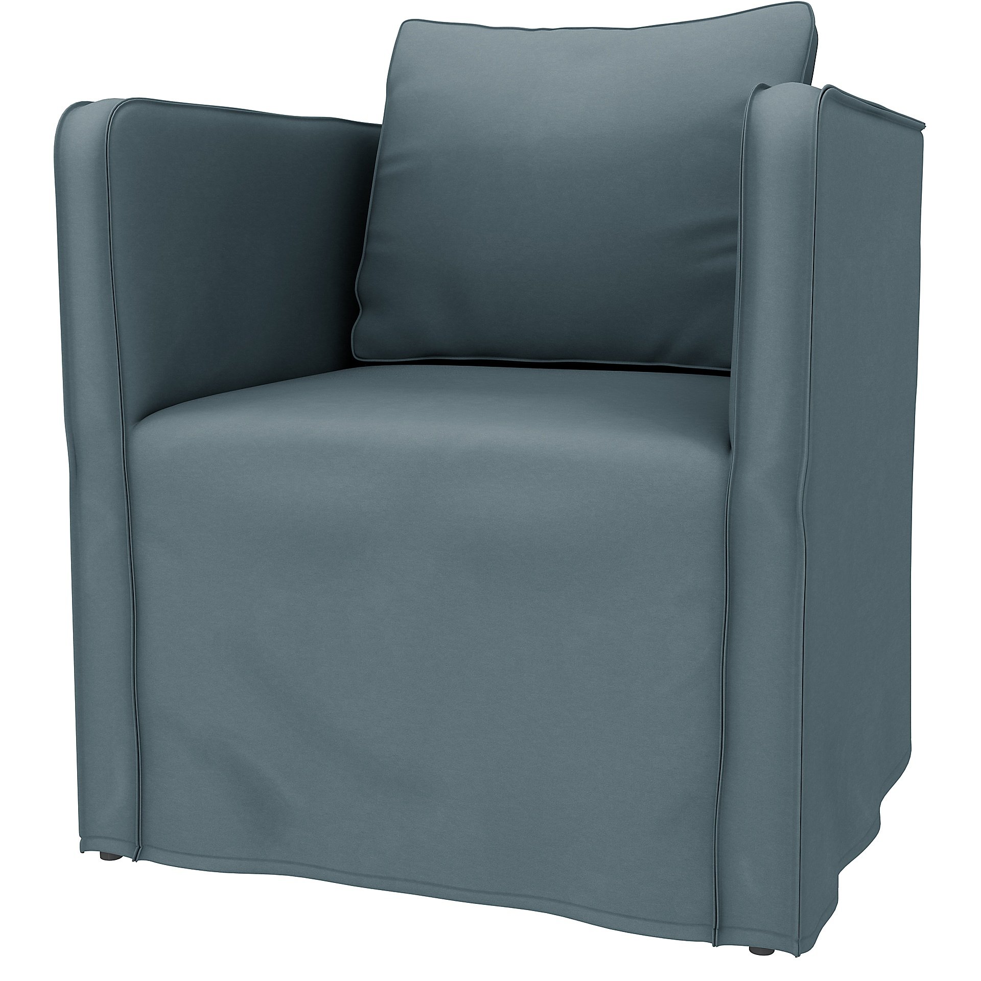 IKEA - Ekero armchair cover, Duck Egg, Velvet - Bemz