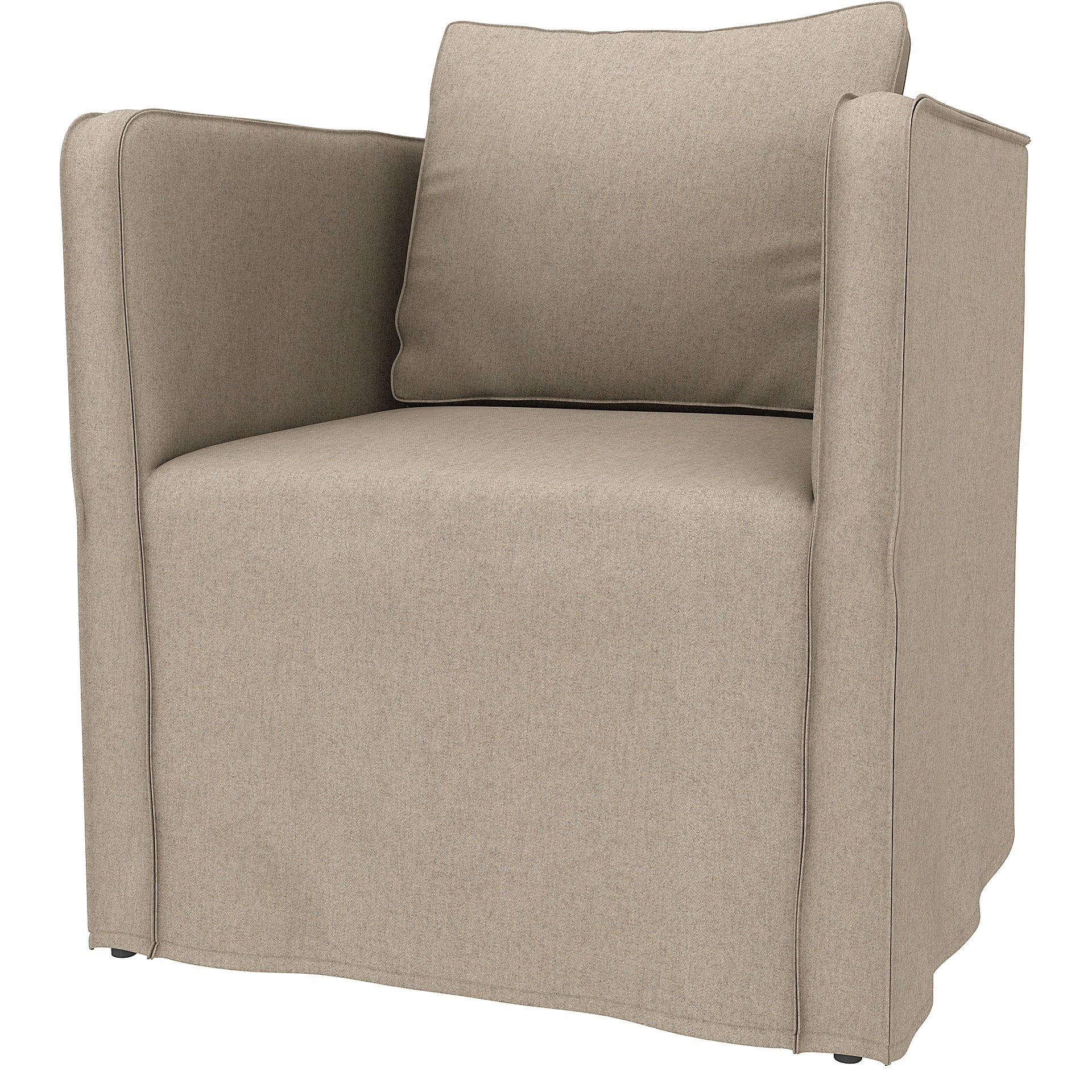 IKEA - Ekero armchair cover, Birch, Wool - Bemz