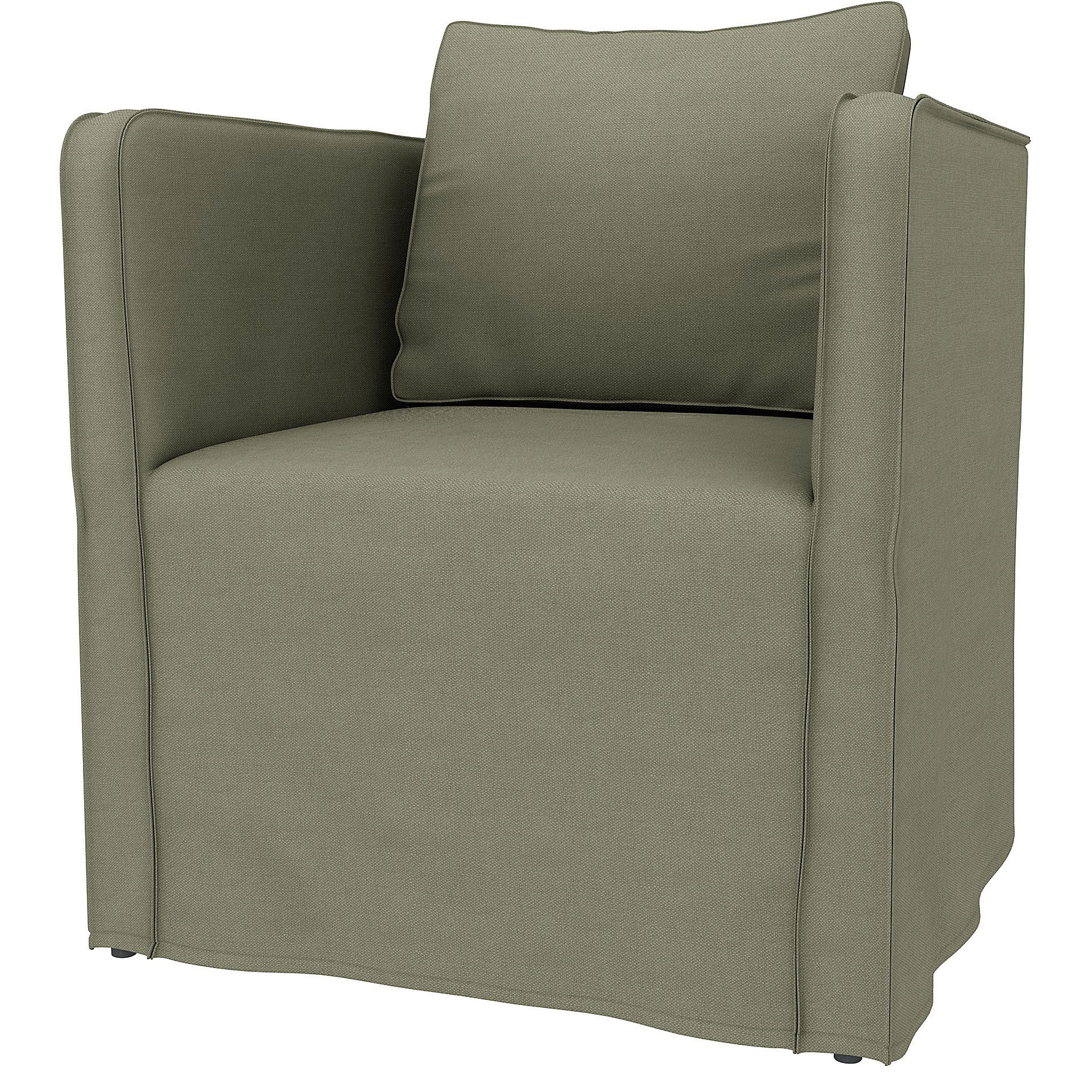 IKEA - Ekerö armchair cover, Sage, Linen - Bemz