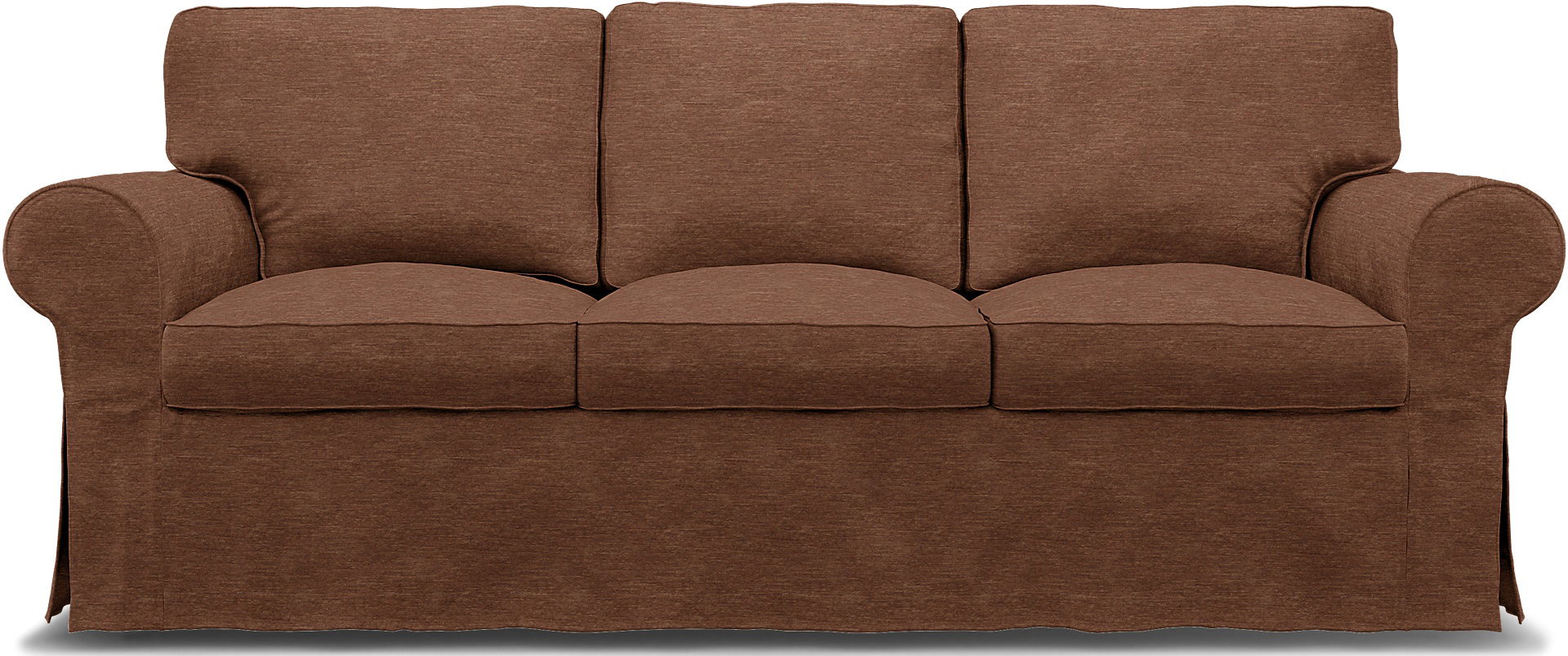 IKEA - Ektorp 3 Seater Sofa Cover, Vintage Rose, Velvet - Bemz