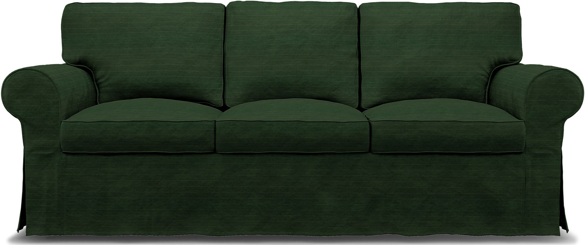 Bemz IKEA - Hoes voor 3-zitsbank Ektorp, Deep Green, DE NATURES’ PALETTE COLLECTION VAN 