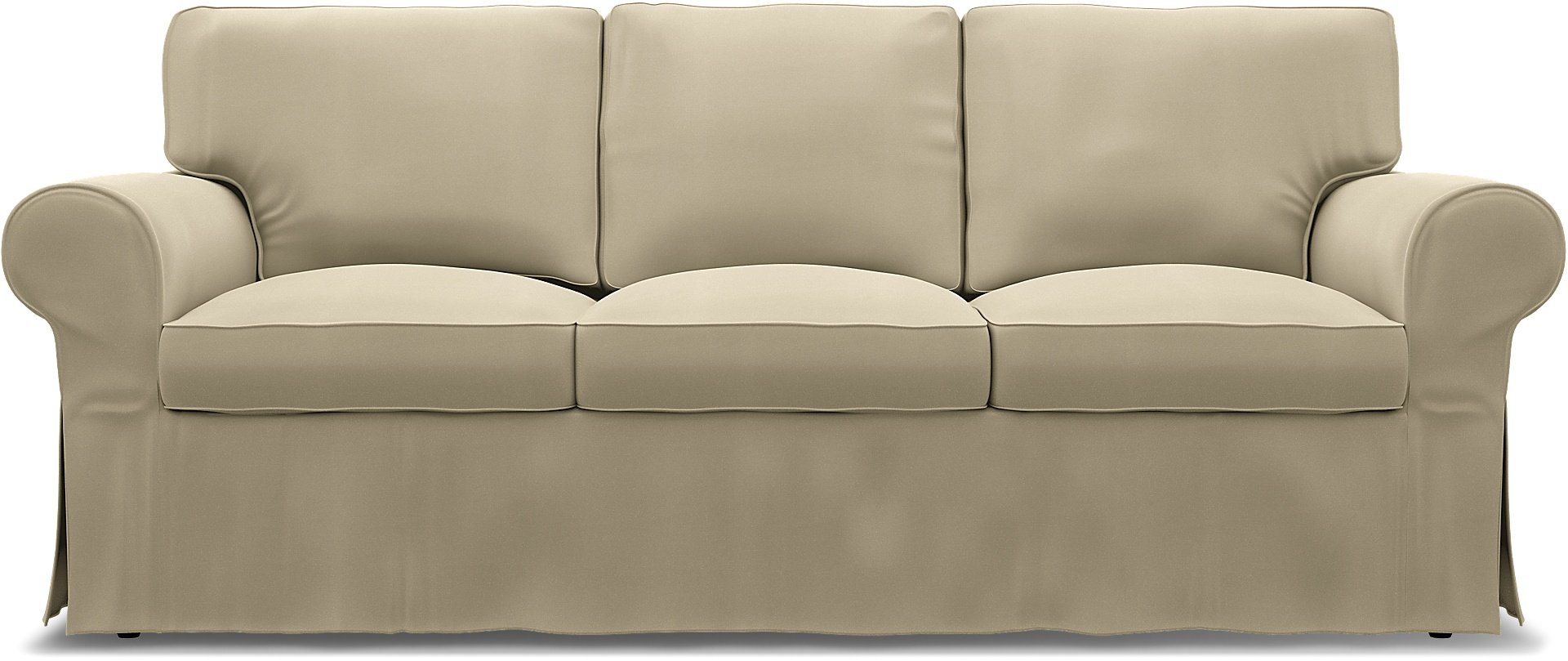 Stressvol Basistheorie kolf IKEA Ektorp, 3 Seater sofa cover with piping - Bemz | Bemz