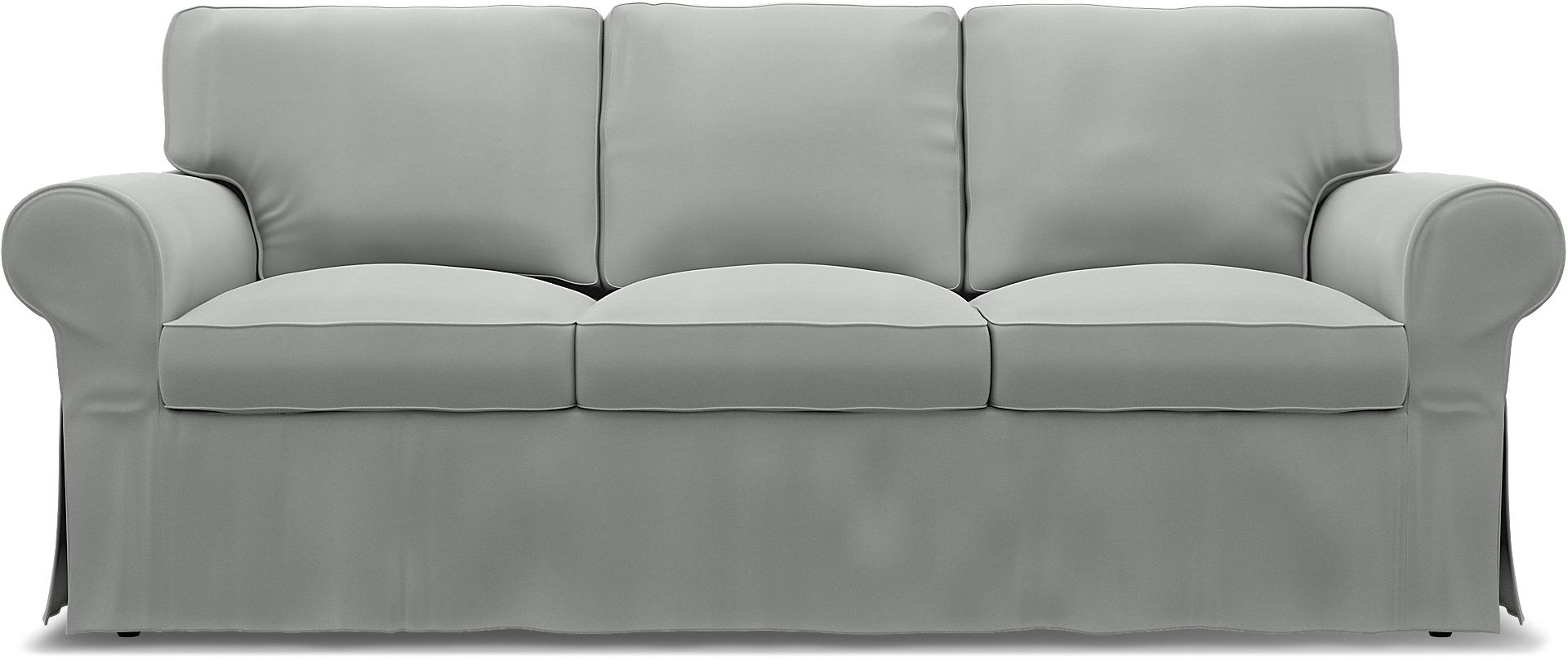 IKEA - Hoes voor 3-zitsbank Ektorp, Silver Grey, Katoen - Bemz