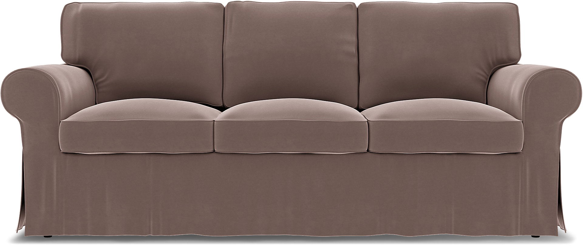 IKEA - Överdrag till Ektorp 3-sitssoffa, Lavender, Sammet - Bemz