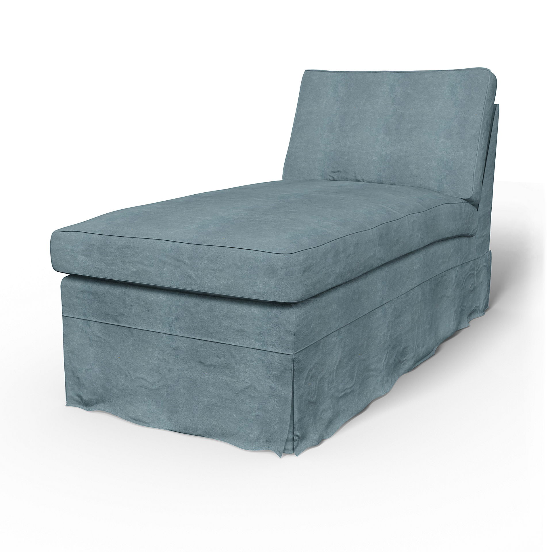 Bemz IKEA - Hoes voor chaise longue Ektorp, Air Blue, DE NATURES’ PALETTE COLLECTION VAN 