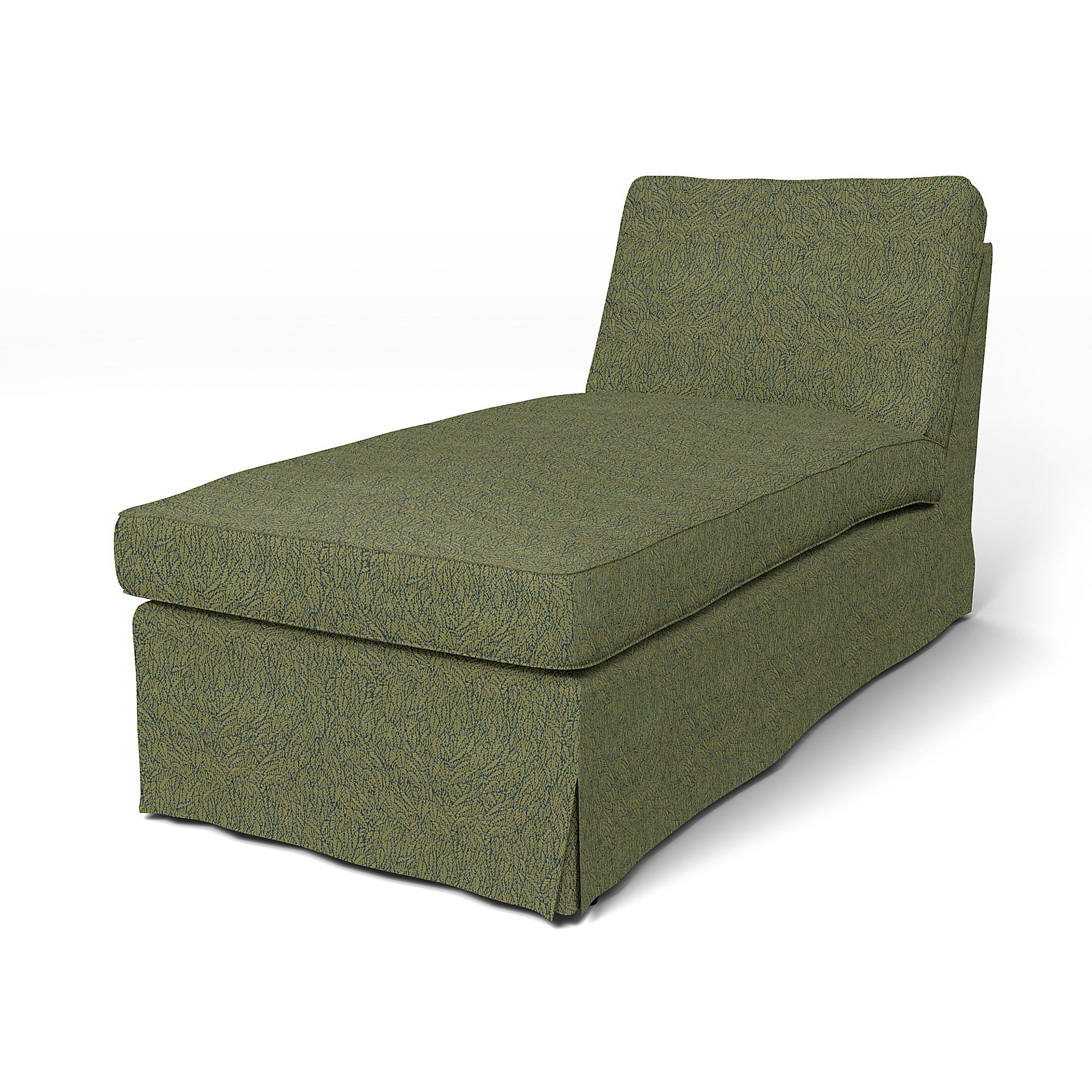 Bemz IKEA - Hoes voor chaise longue Ektorp, Green, DE NATURES’ PALETTE COLLECTION VAN 