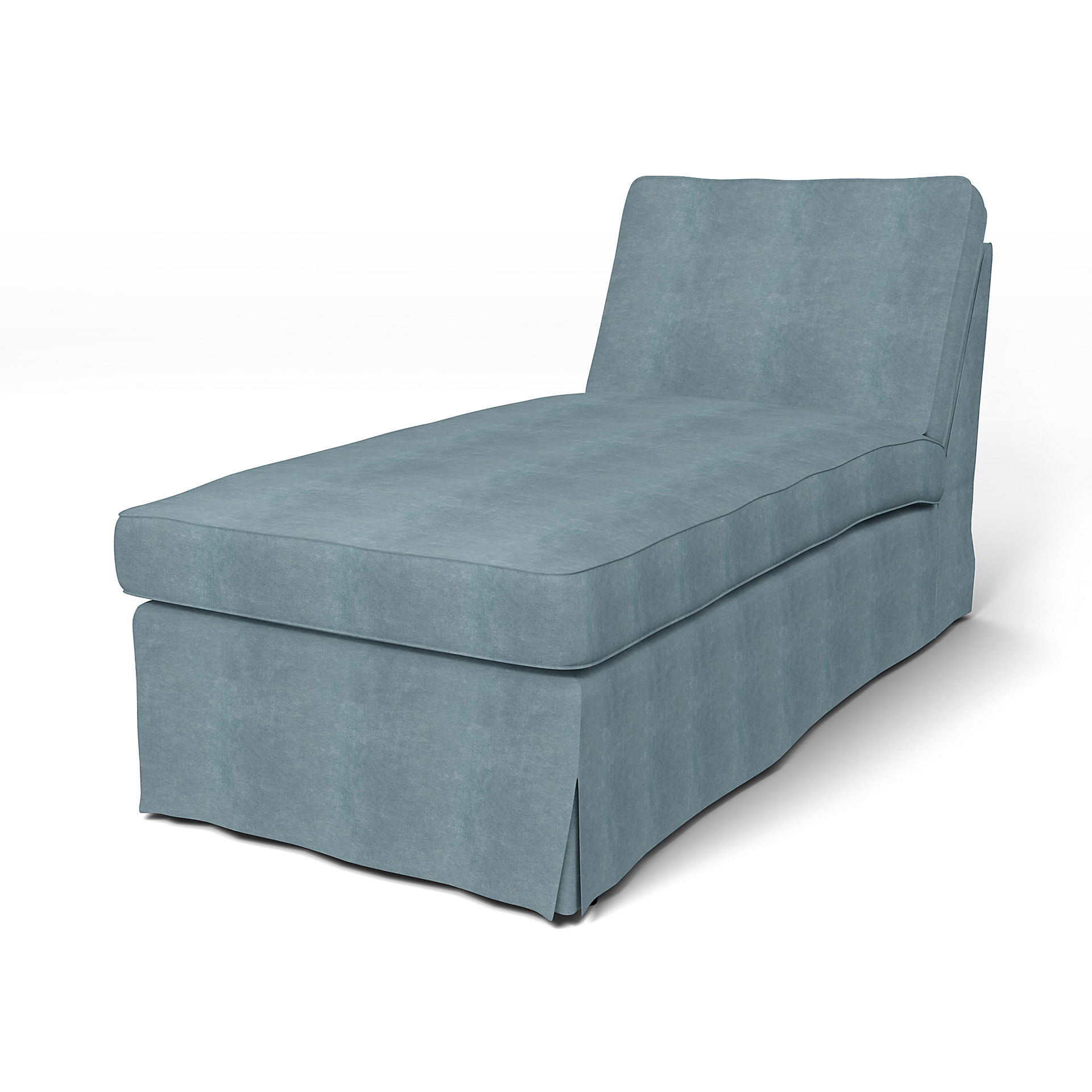 Bemz IKEA - Hoes voor chaise longue Ektorp, Air Blue, DE NATURES’ PALETTE COLLECTION VAN 