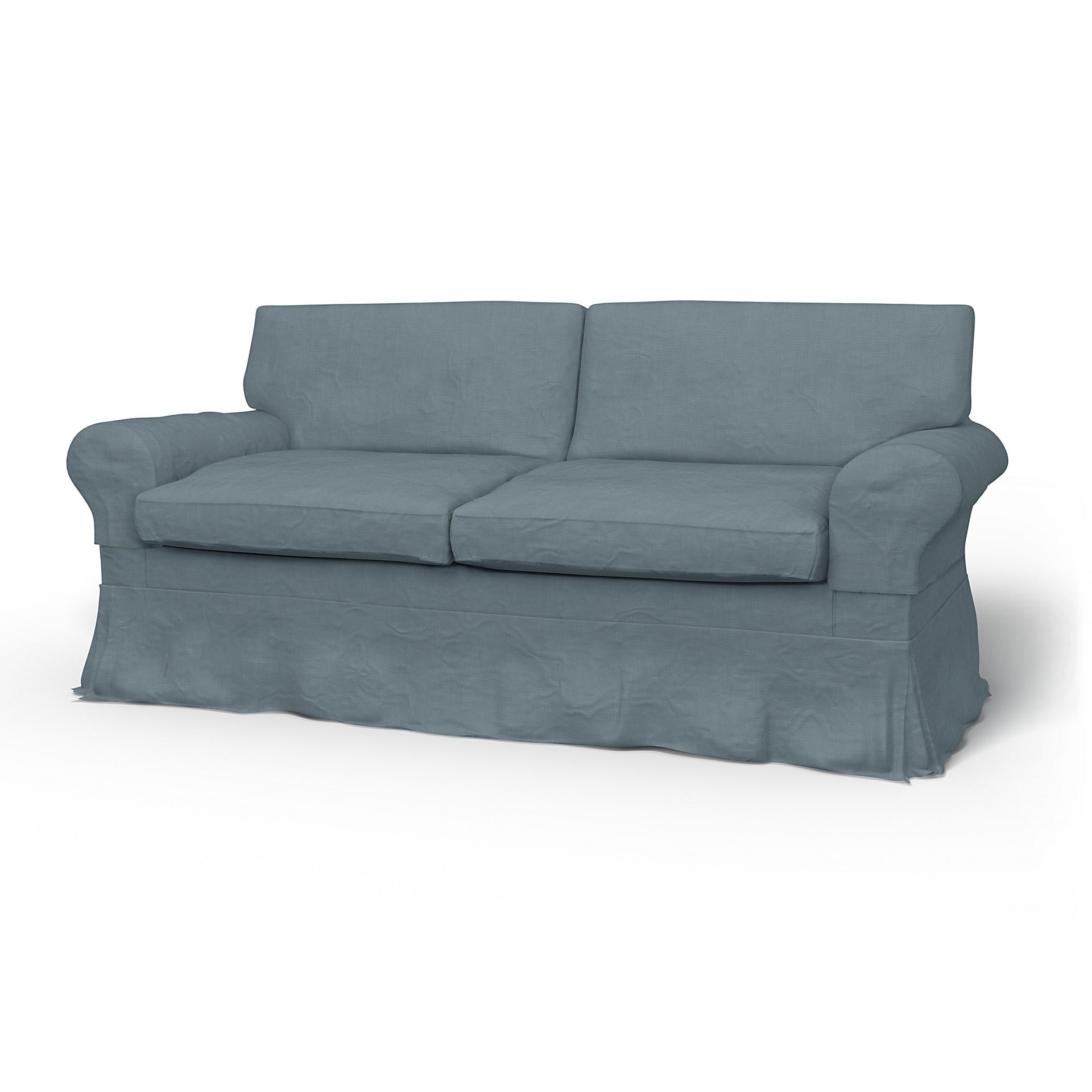 IKEA - Ektorp 2 Seater Sofa Bed Cover, Dusk, Linen - Bemz