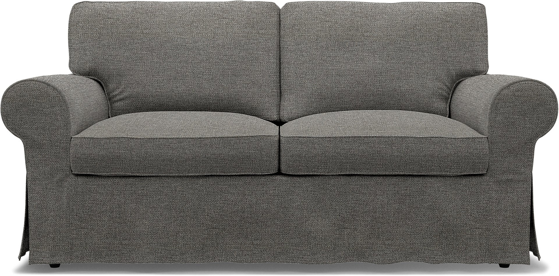IKEA - Ektorp 2 Seater Sofa Bed Cover, Taupe, Boucle & Texture - Bemz
