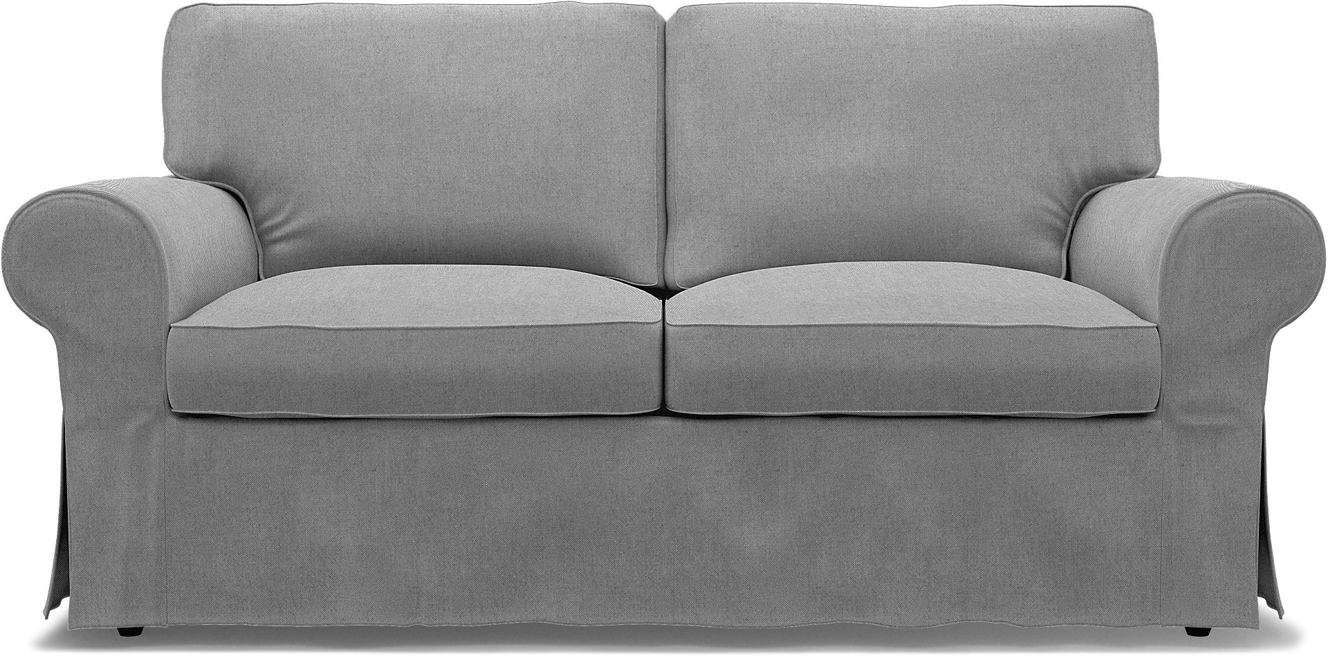 IKEA - Ektorp 2 Seater Sofa Bed Cover, Graphite, Linen - Bemz