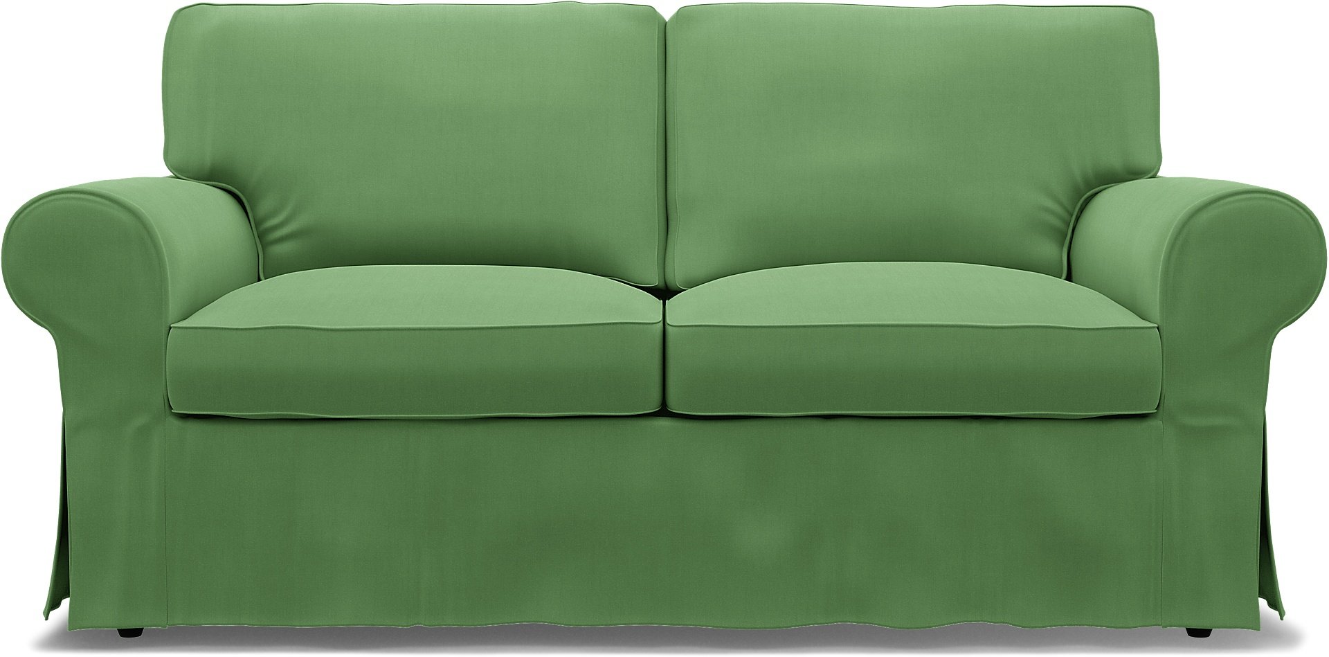 IKEA - Ektorp 2 Seater Sofa Bed Cover, Apple Green, Linen - Bemz