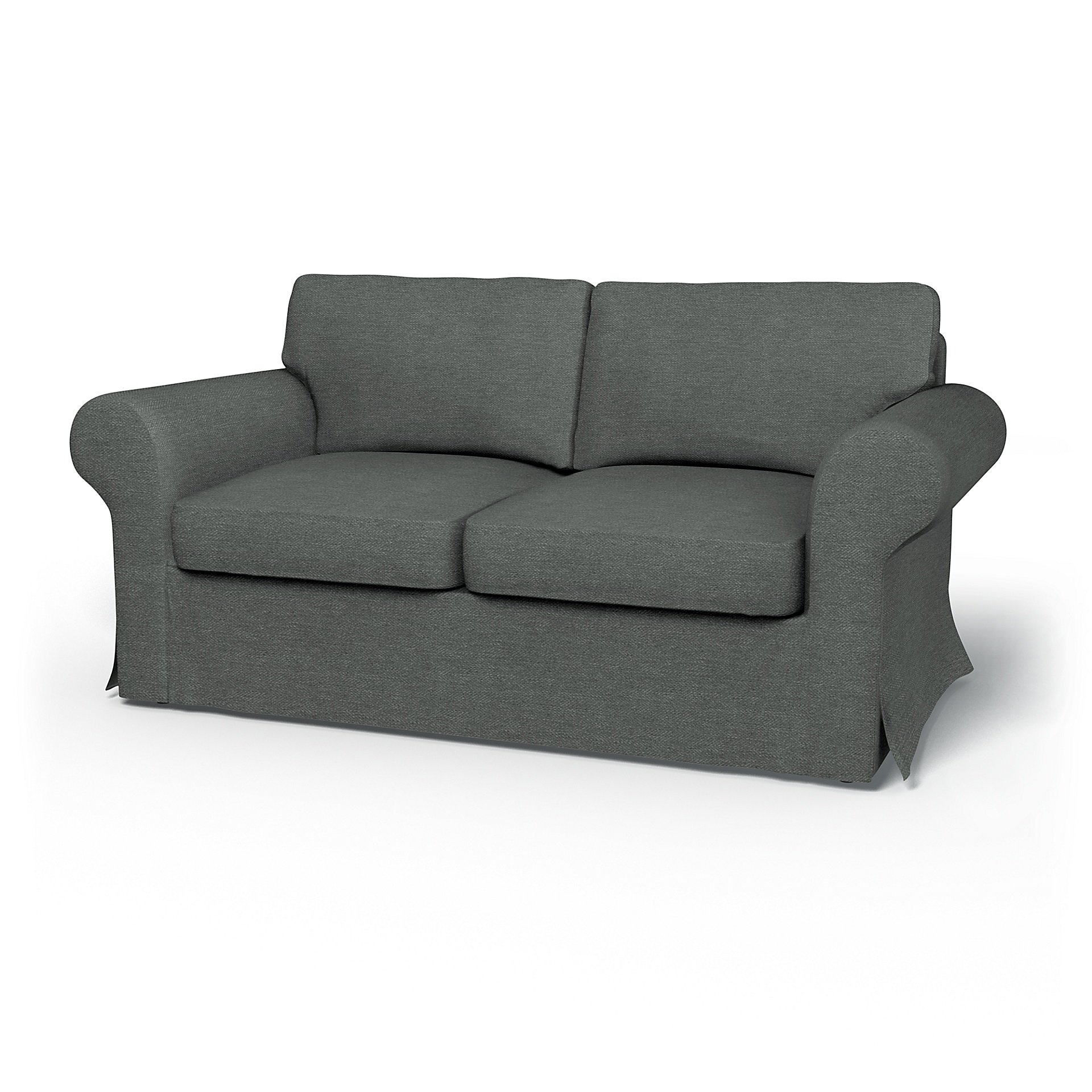 IKEA - Ektorp 2 Seater Sofa Bed Cover, Laurel, Boucle & Texture - Bemz