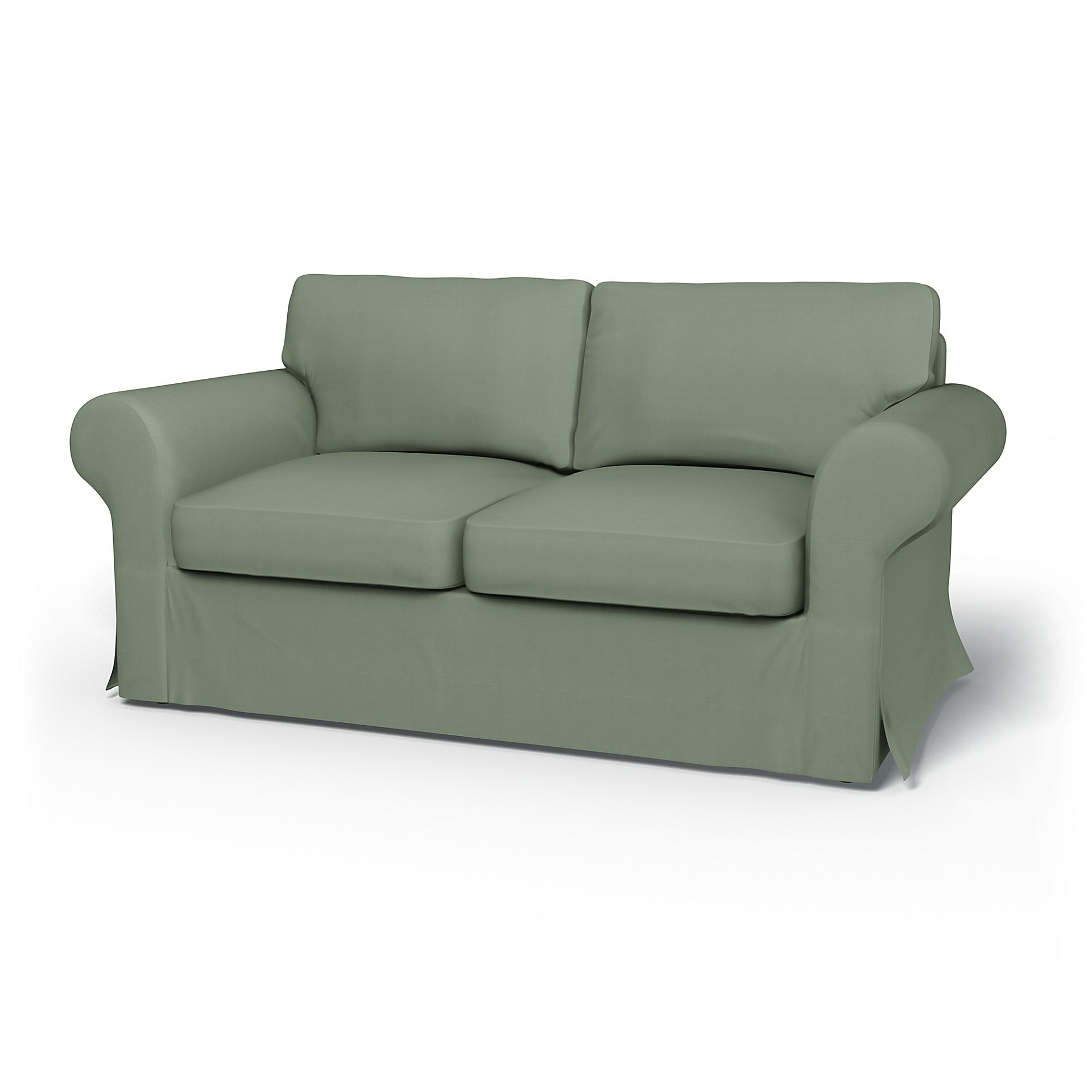 IKEA - Ektorp 2 Seater Sofa Bed Cover, Seagrass, Cotton - Bemz