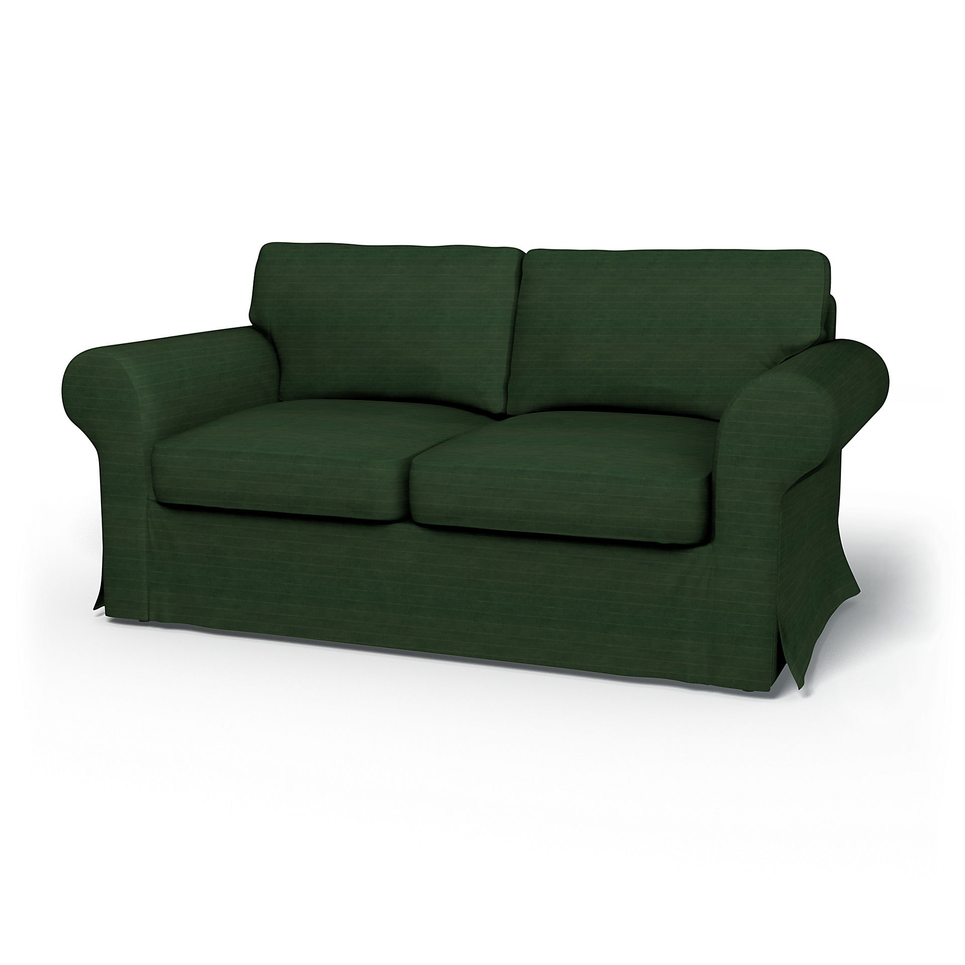 Bemz IKEA - Hoes voor 2-zitsslaapbank Ektorp, Deep Green, DE NATURES’ PALETTE COLLECTION VAN 