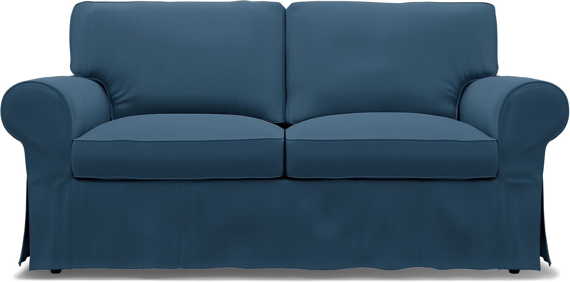 IKEA - Ektorp 2 Seater Sofa Bed Cover, Real Teal, Cotton - Bemz