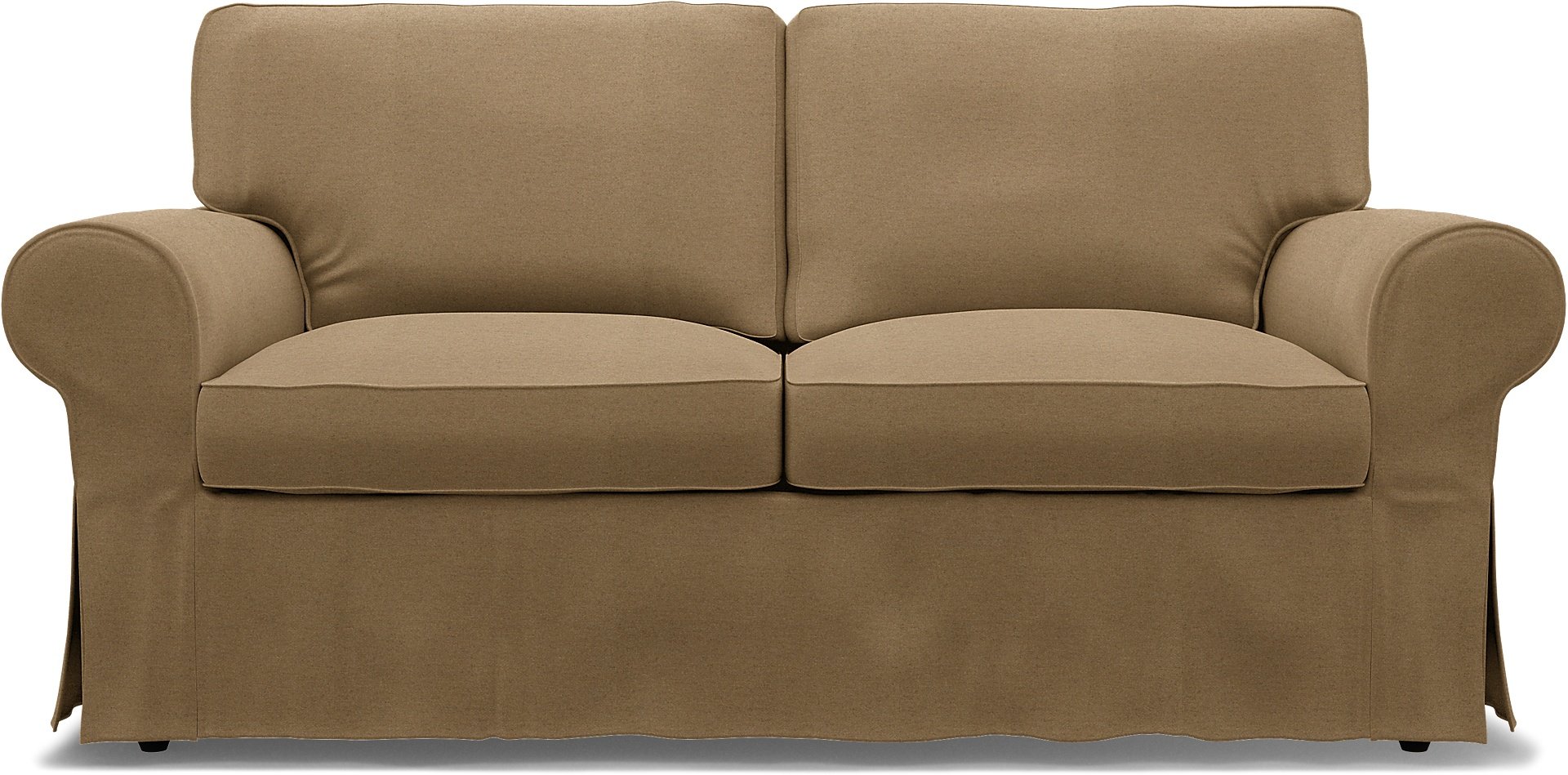 IKEA - Ektorp 2 Seater Sofa Bed Cover, Sand, Wool - Bemz
