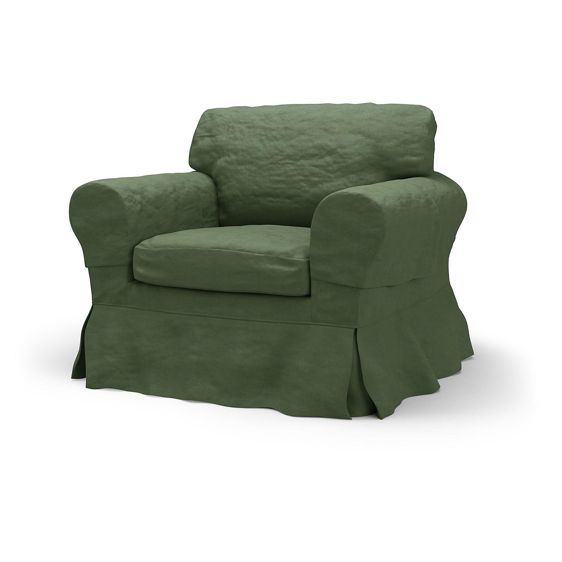 Bemz IKEA - Hoes voor fauteuil Ektorp, Moss, Linnen