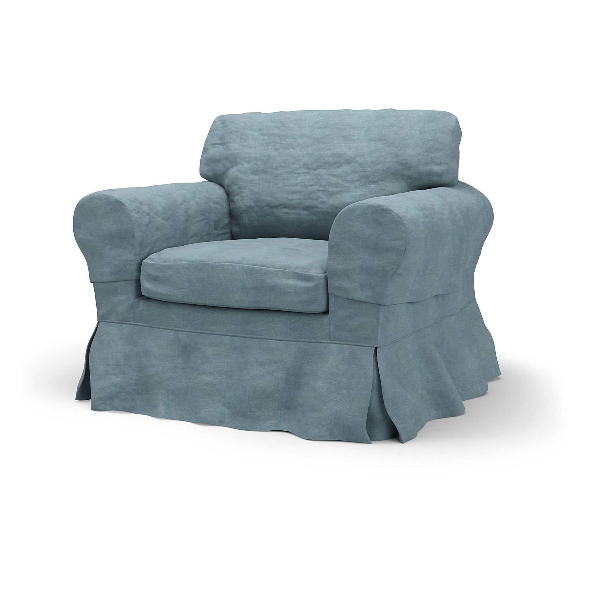 Bemz IKEA - Hoes voor fauteuil Ektorp, Air Blue, DE NATURES’ PALETTE COLLECTION VAN 